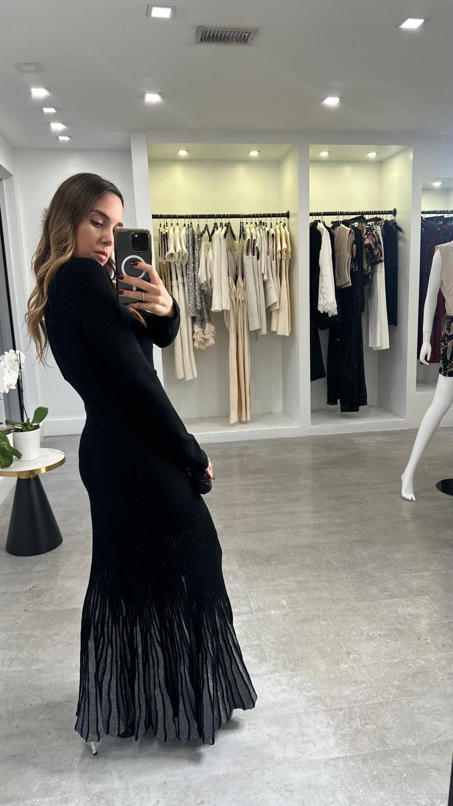 THE NOIR WAVE DRESS