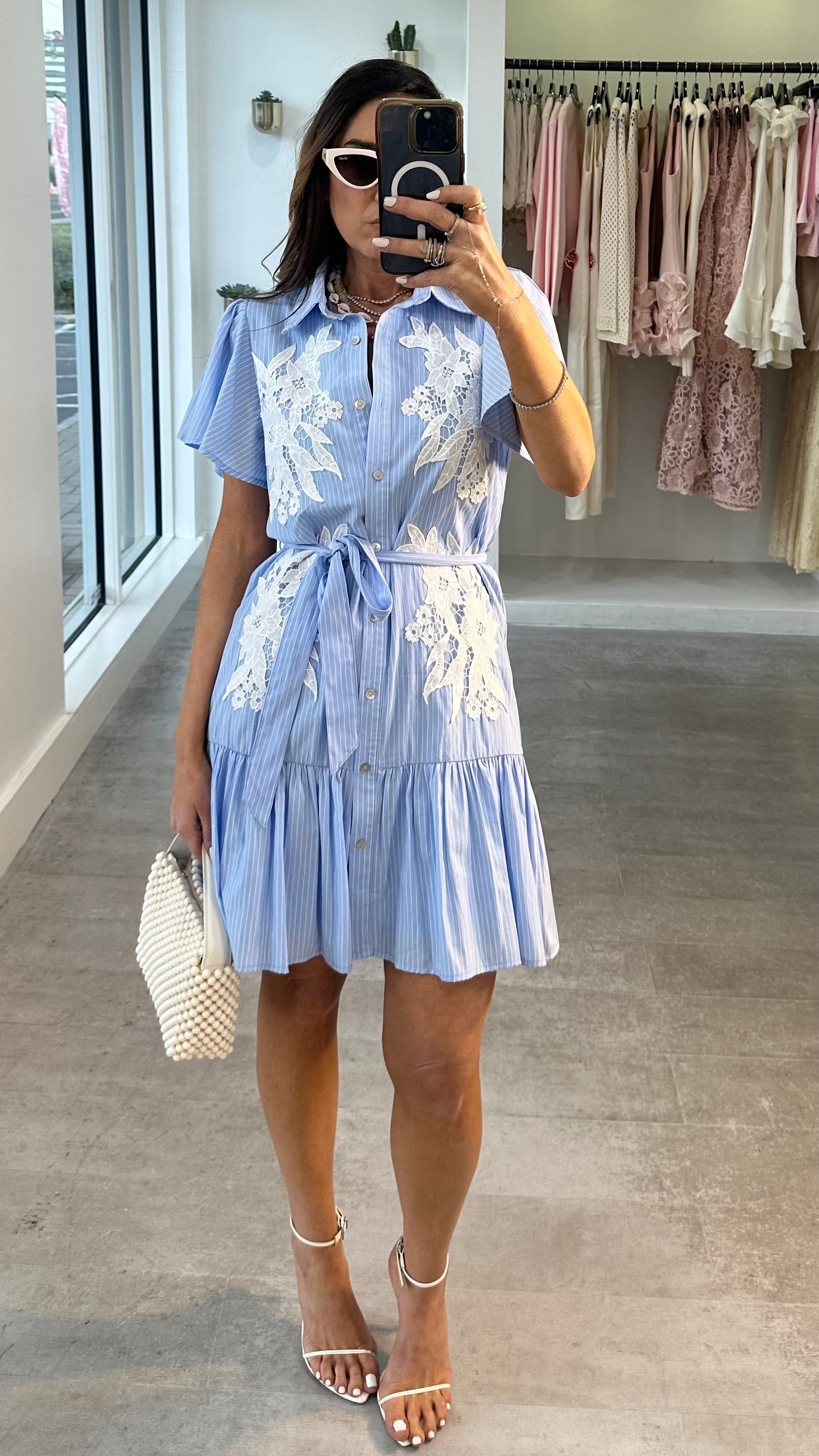 PORTOFINO LACE DRESS