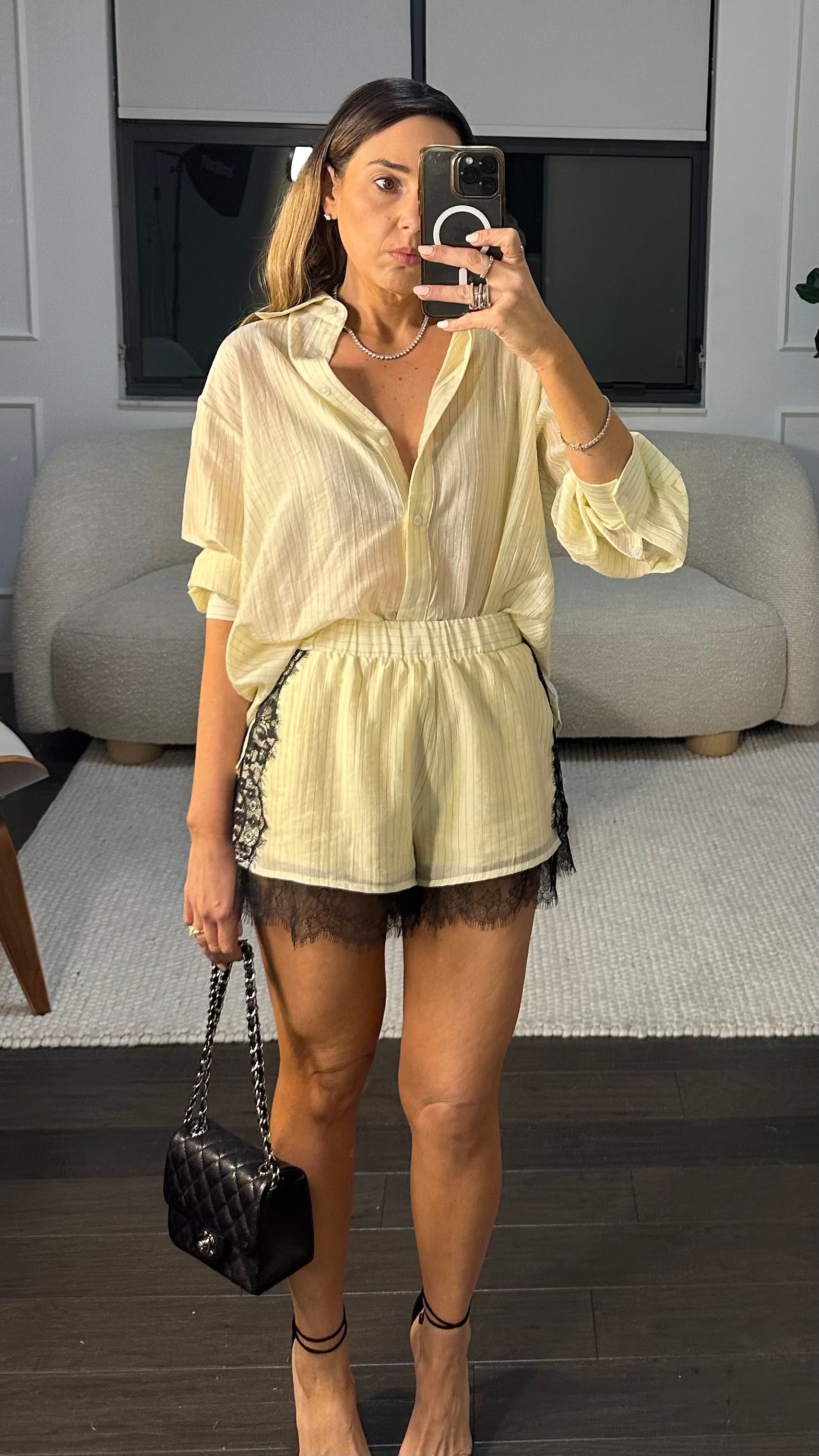 BUTTER LACE SHORT SET