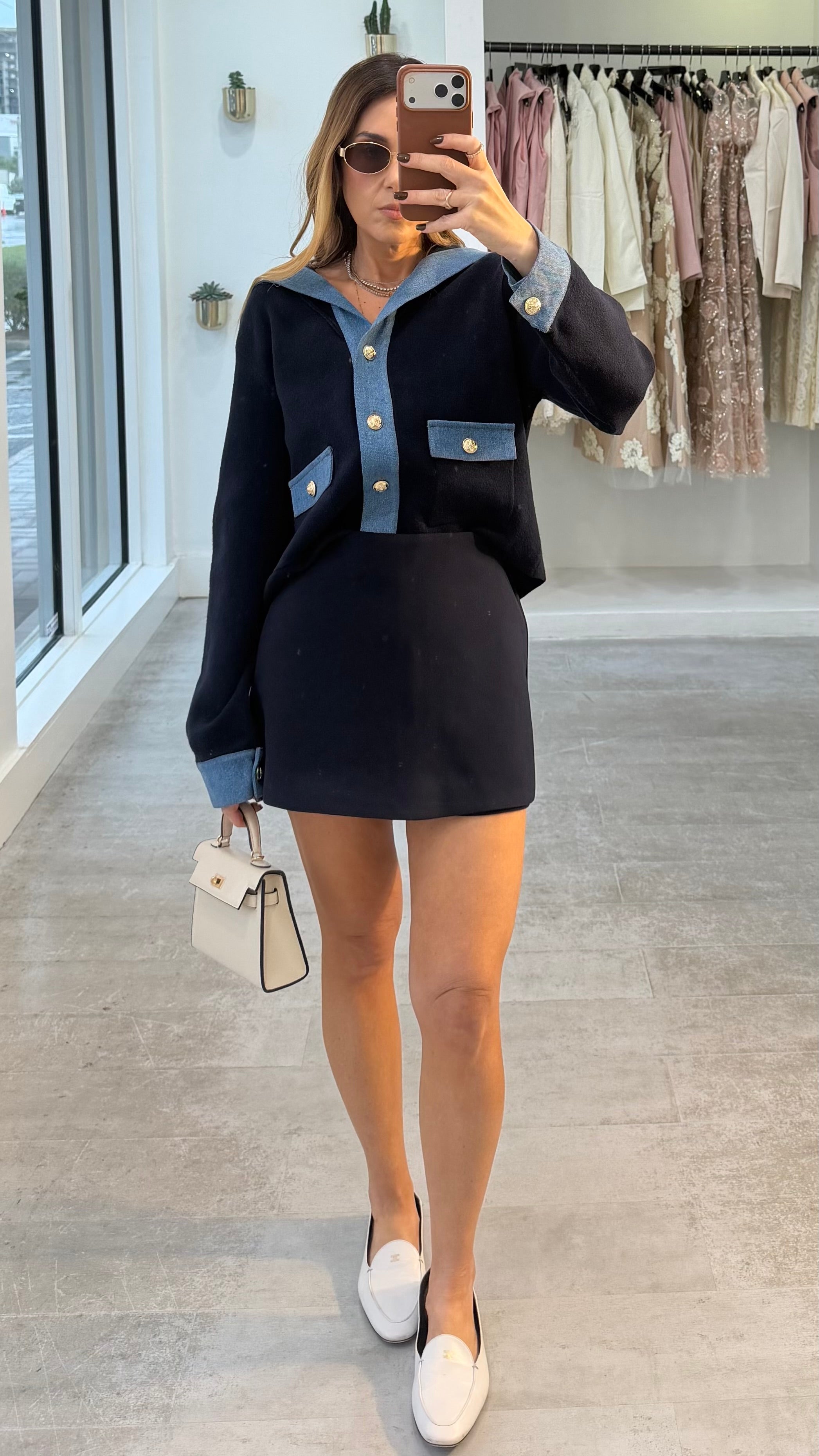THE DENIM SOCIETY CARDI