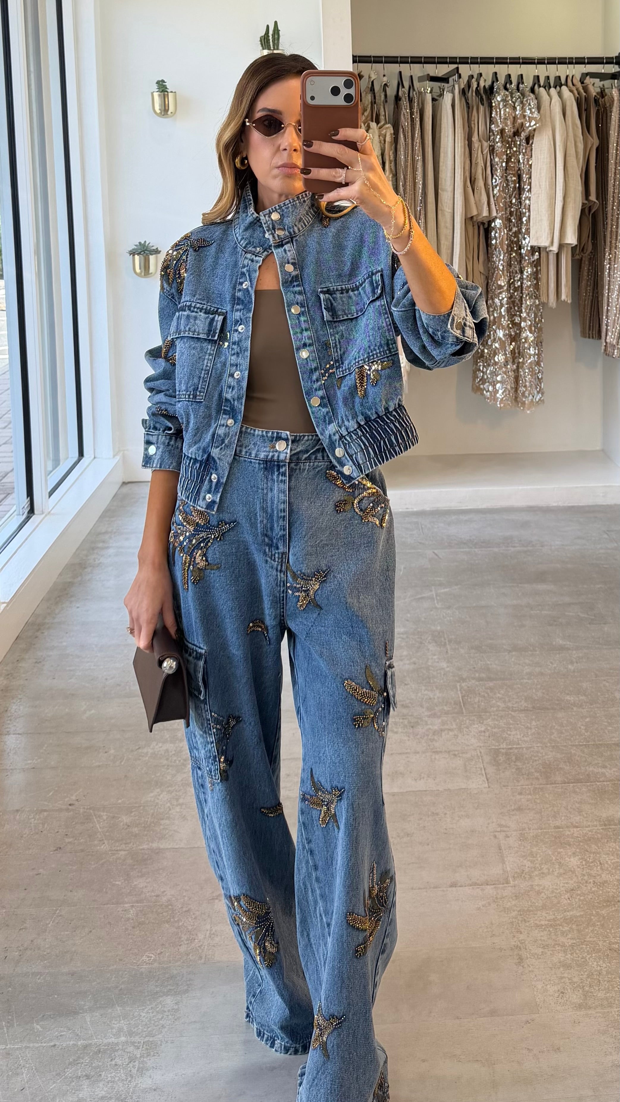 WILD ORNATE DENIM SET