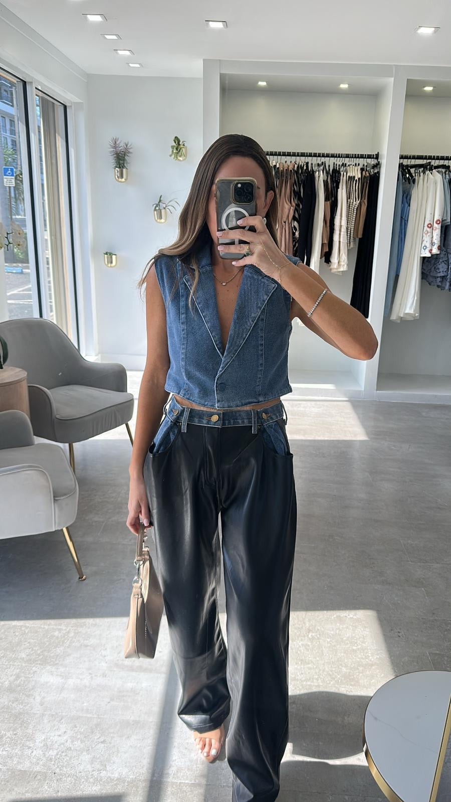 THE POWER DENIM VEST