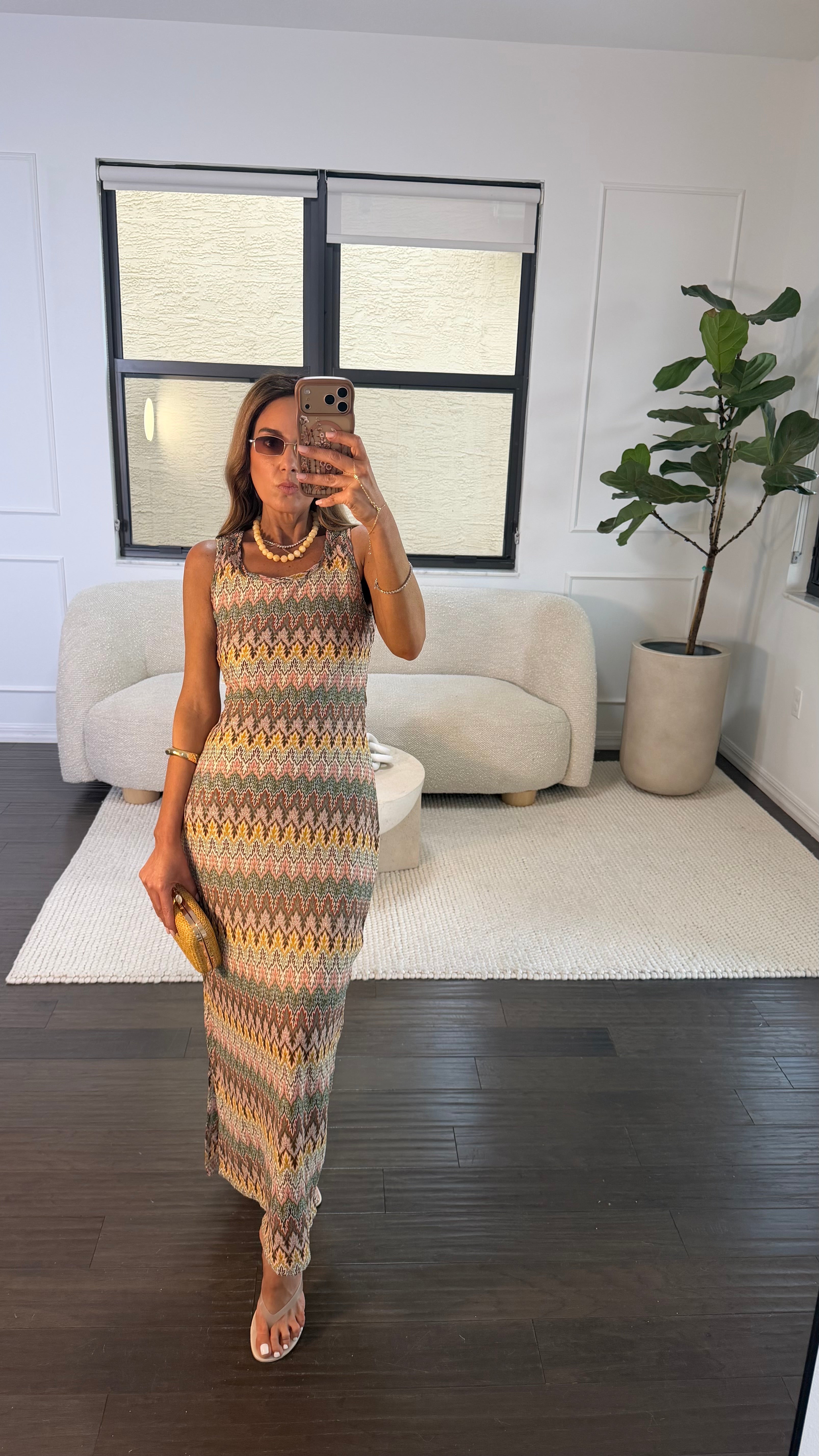 AMBER MOSAICO MAXI DRESS