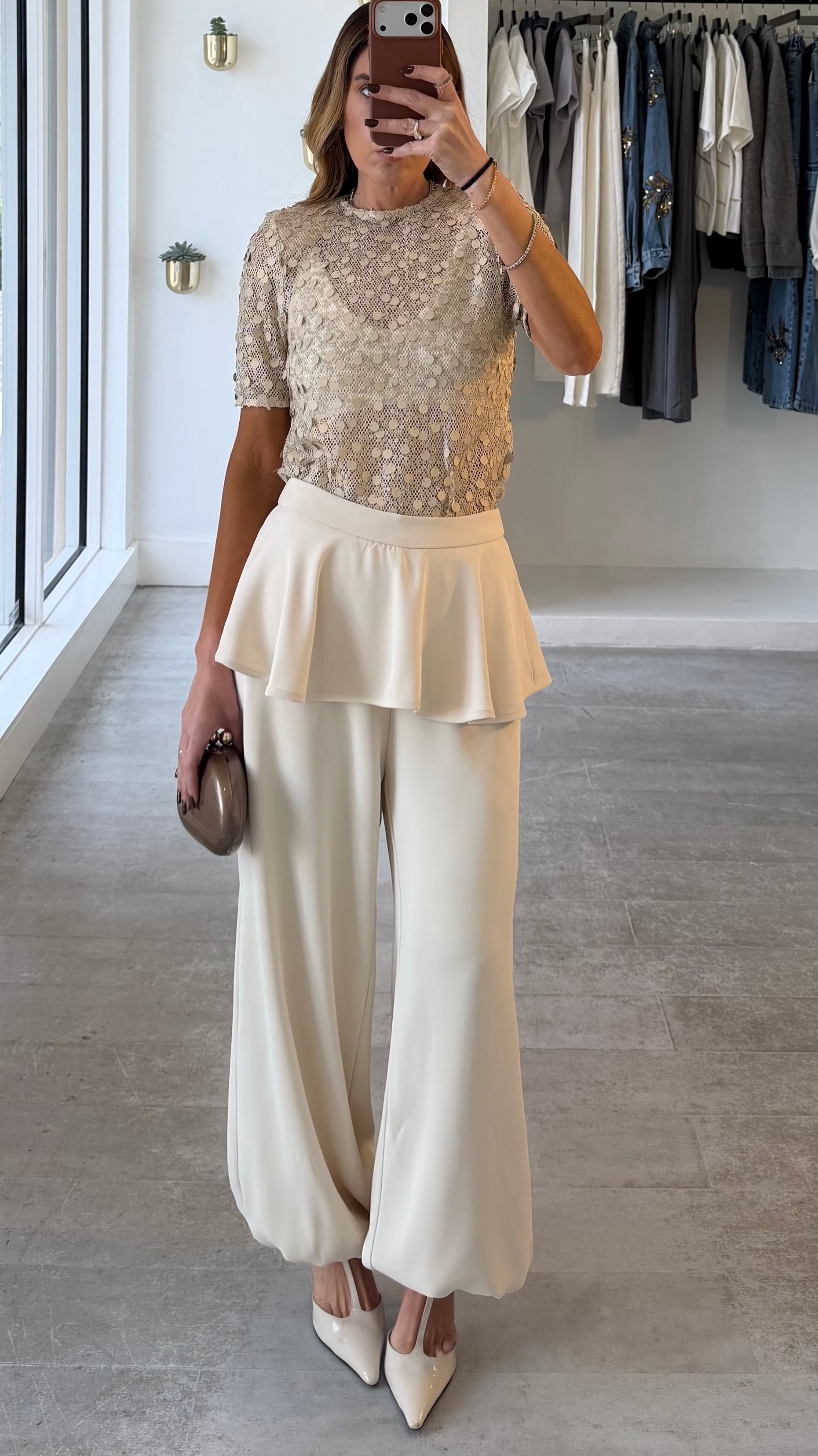 THE PEPLUM TROUSERS
