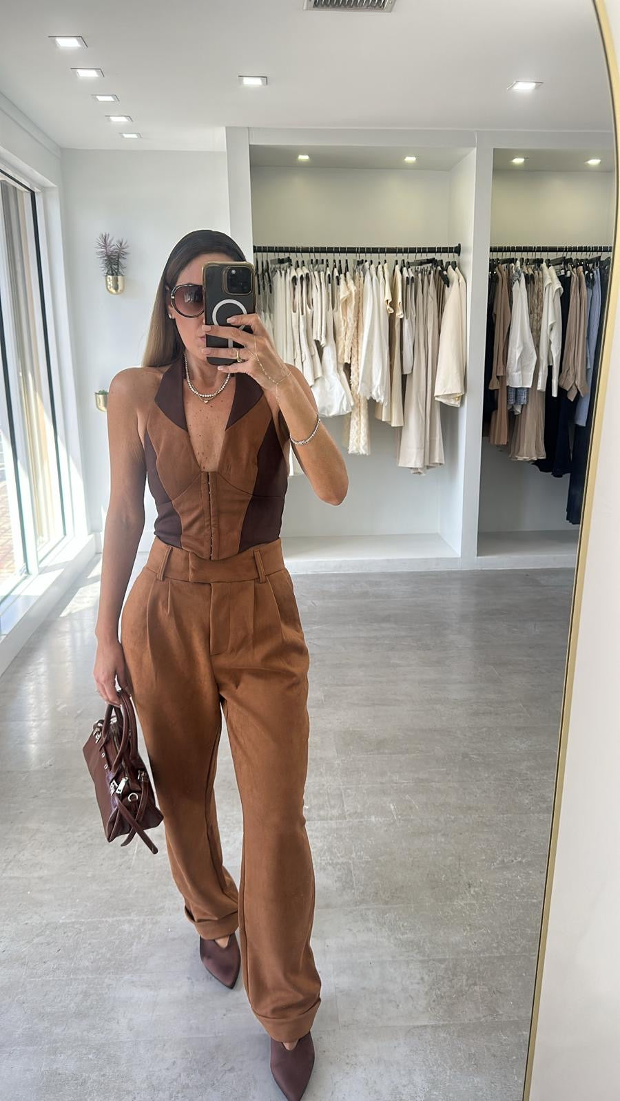 DUO SUEDE CORSET
