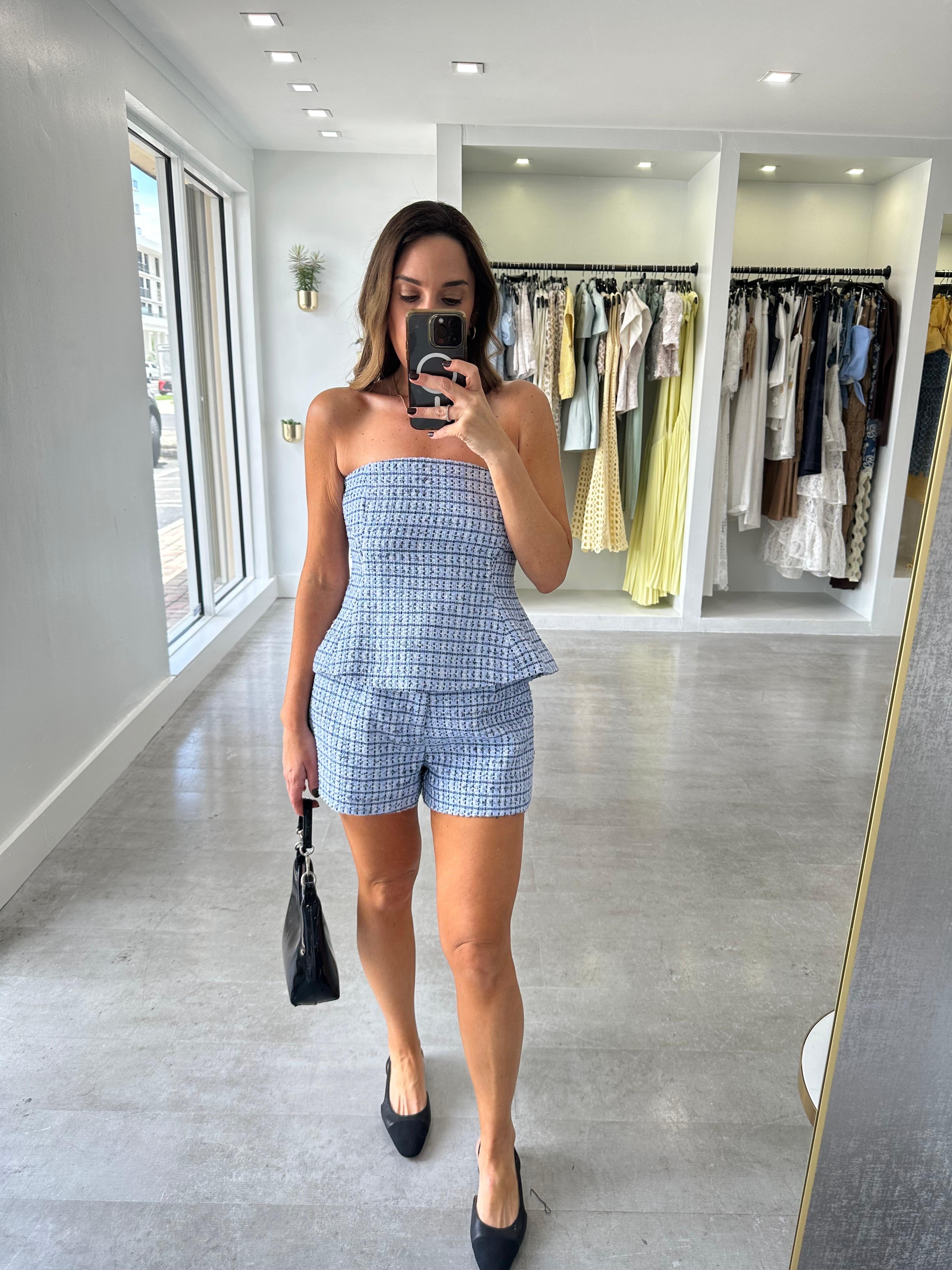 THE BLUE TWEED SET