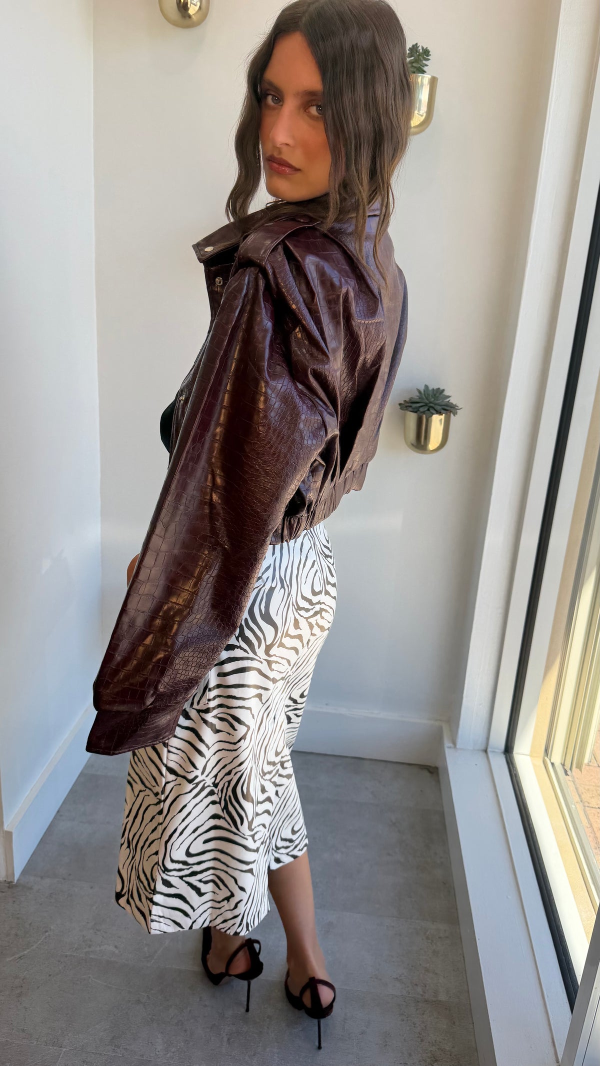 NOIR SAFARI SKIRT
