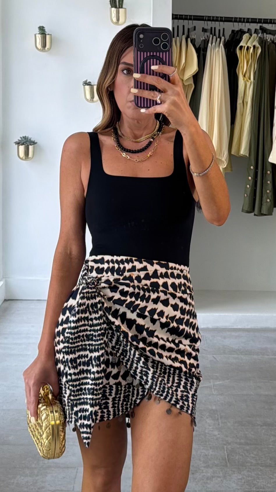 WILD TIE SKIRT