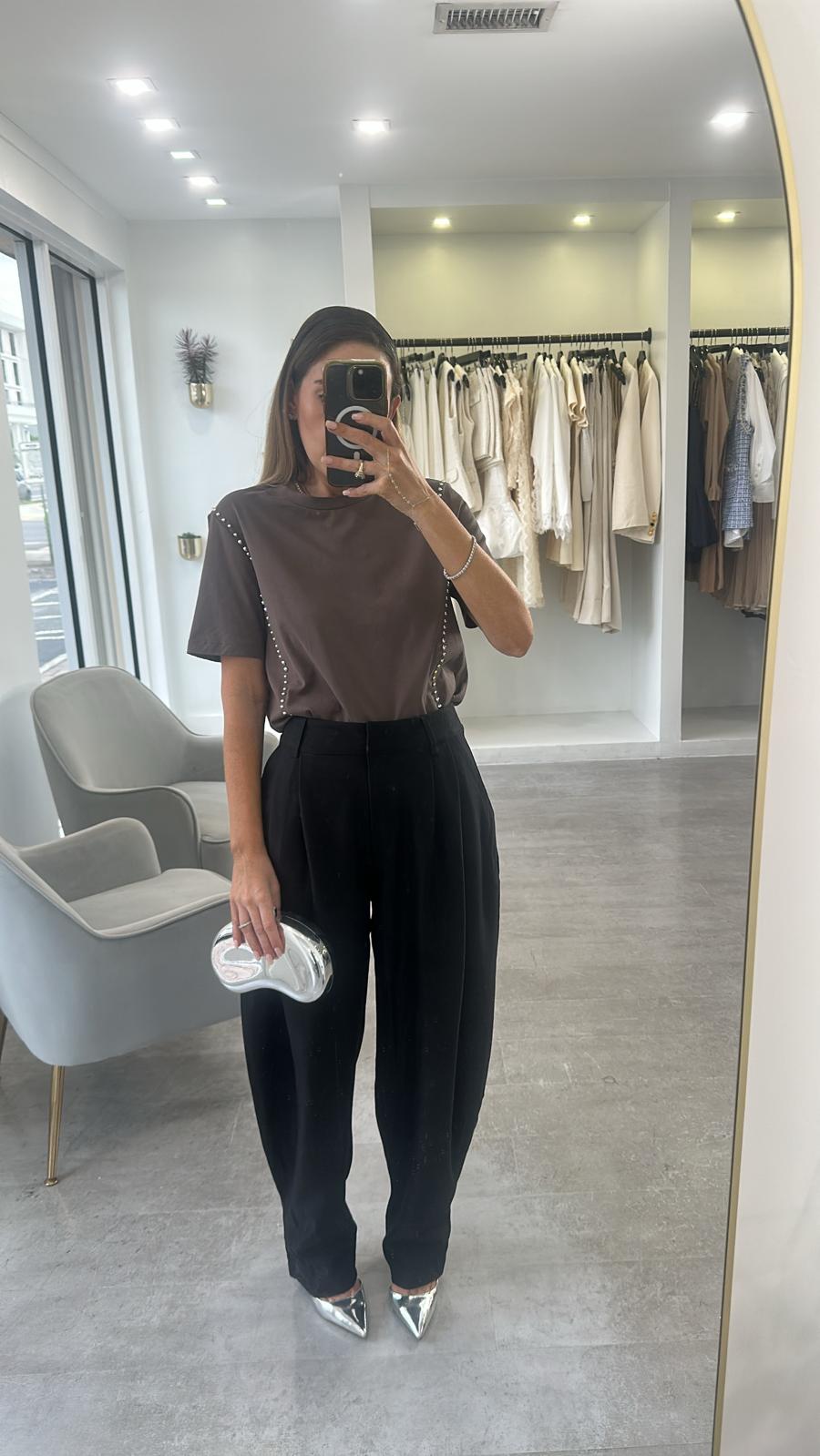 GREY TACHUELA TEE