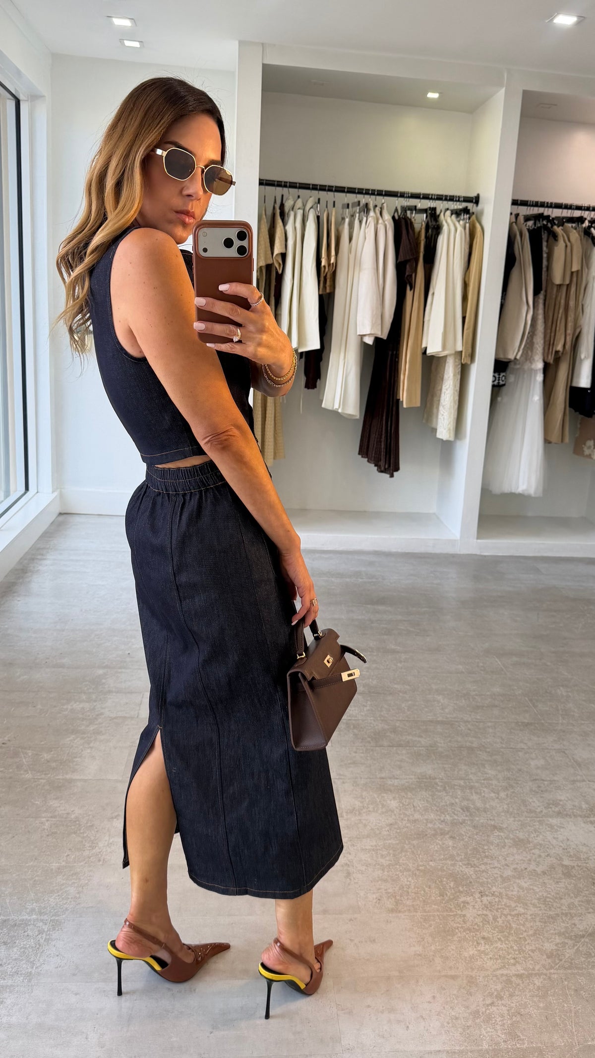 SCALLOP STITCH SKIRT SET