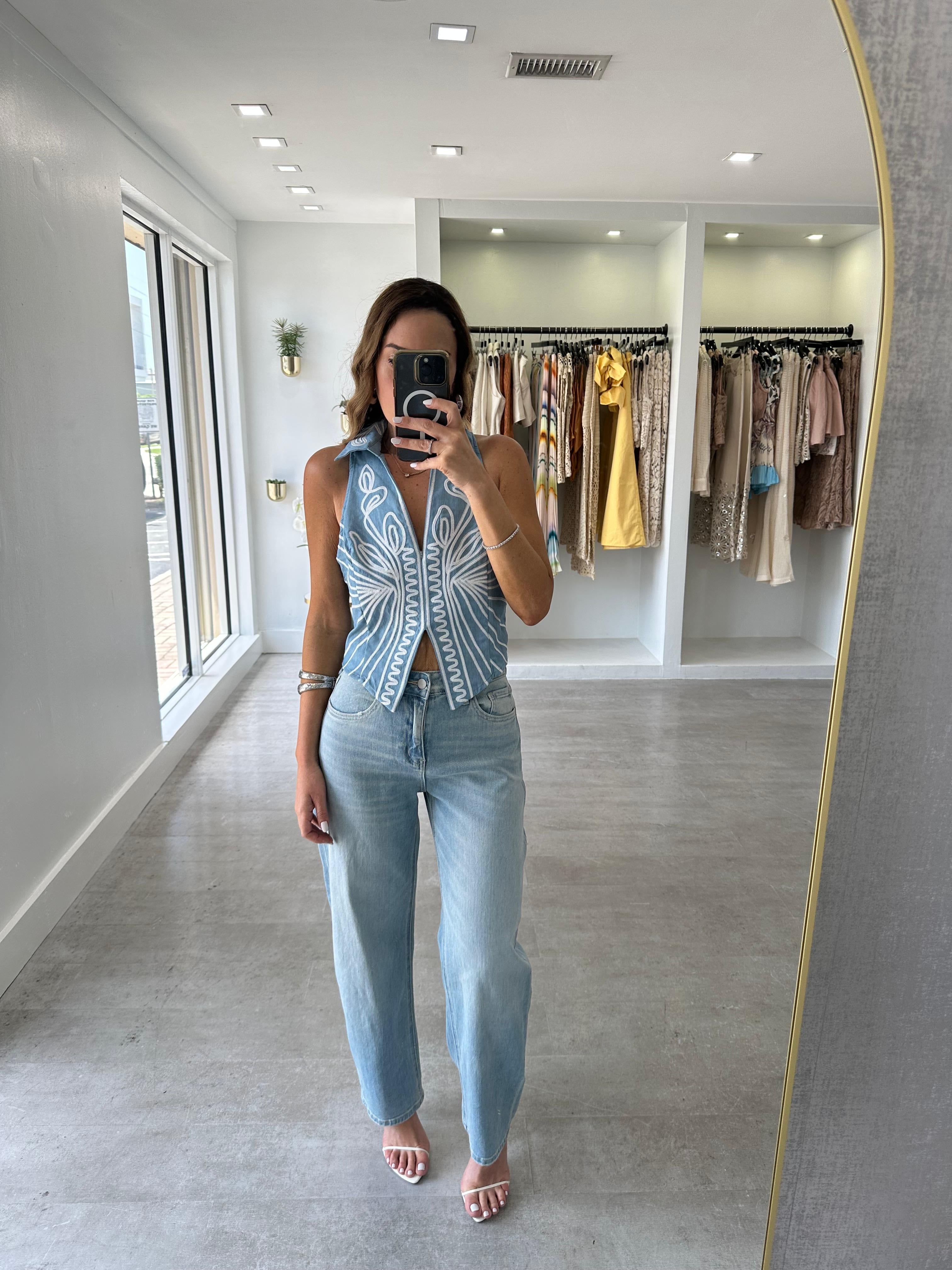 THE AZURE VINE TOP