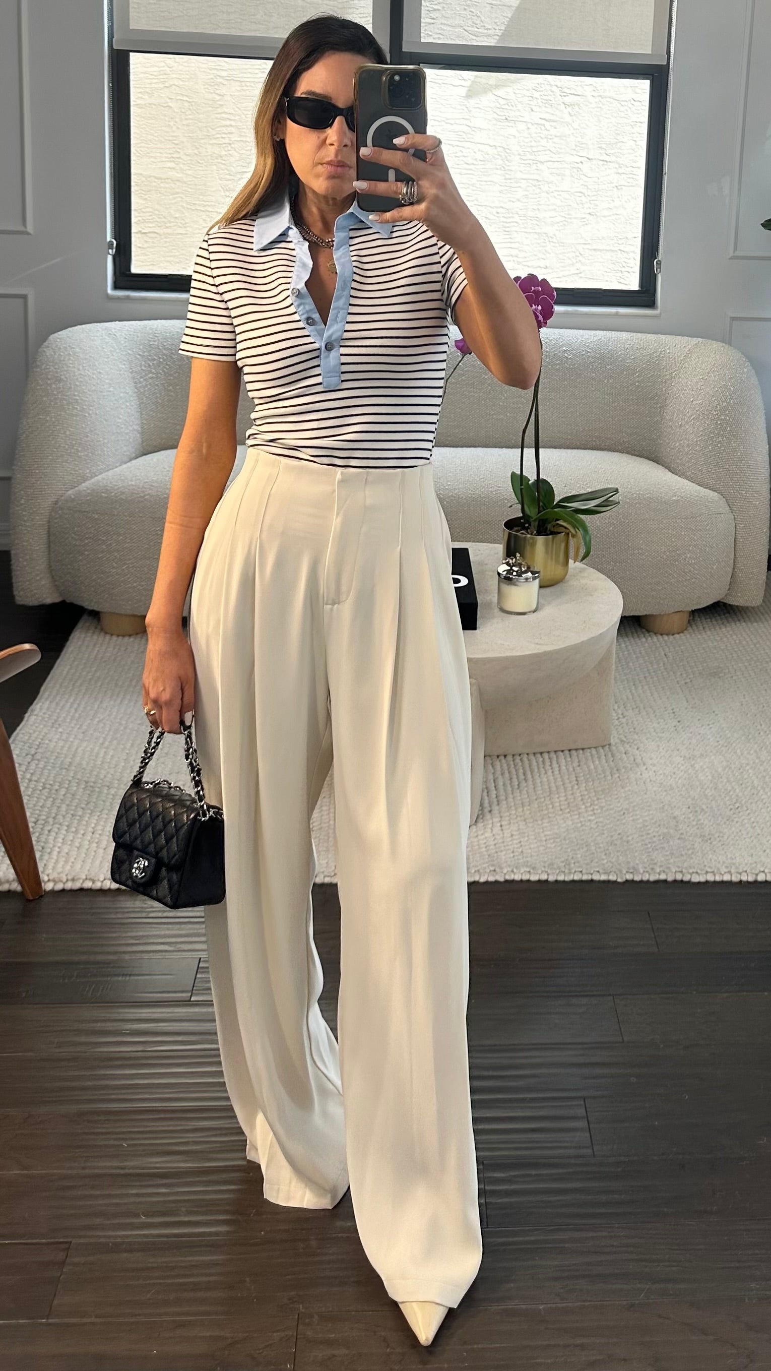 IVORY CLASSIC TROUSERS