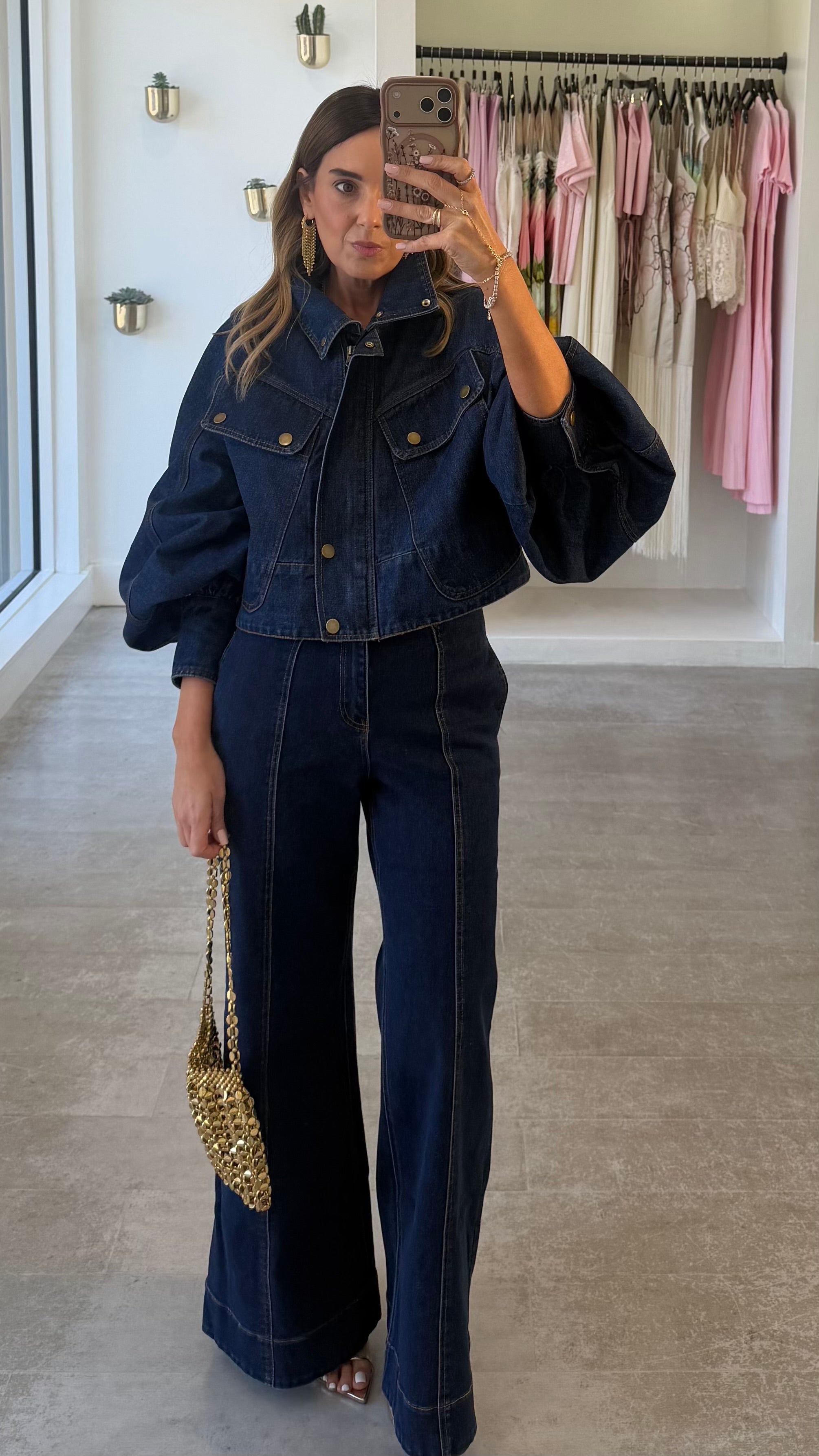 MIDNIGHT MUSE DENIM SET