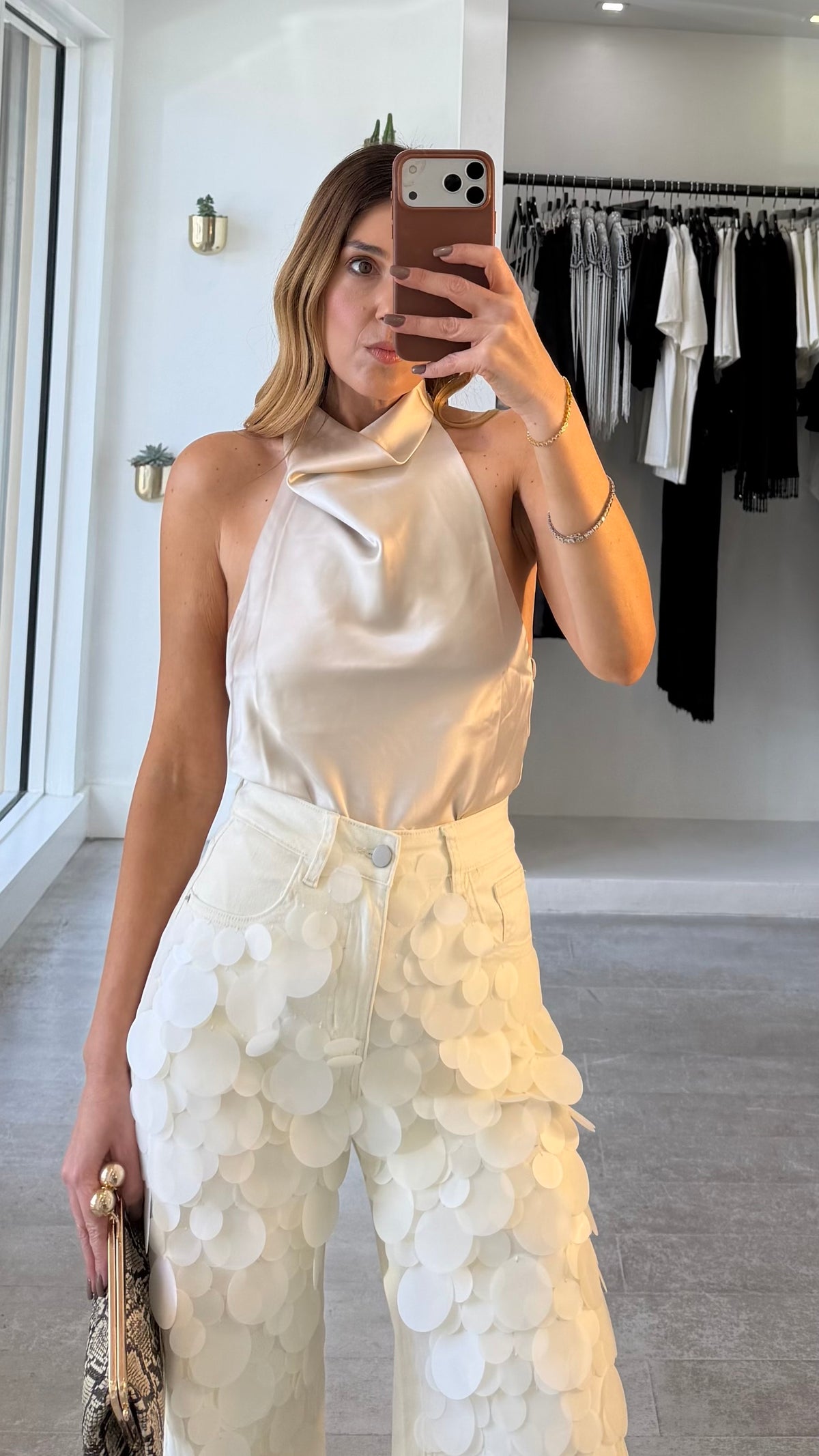 IVORY SILK TOP