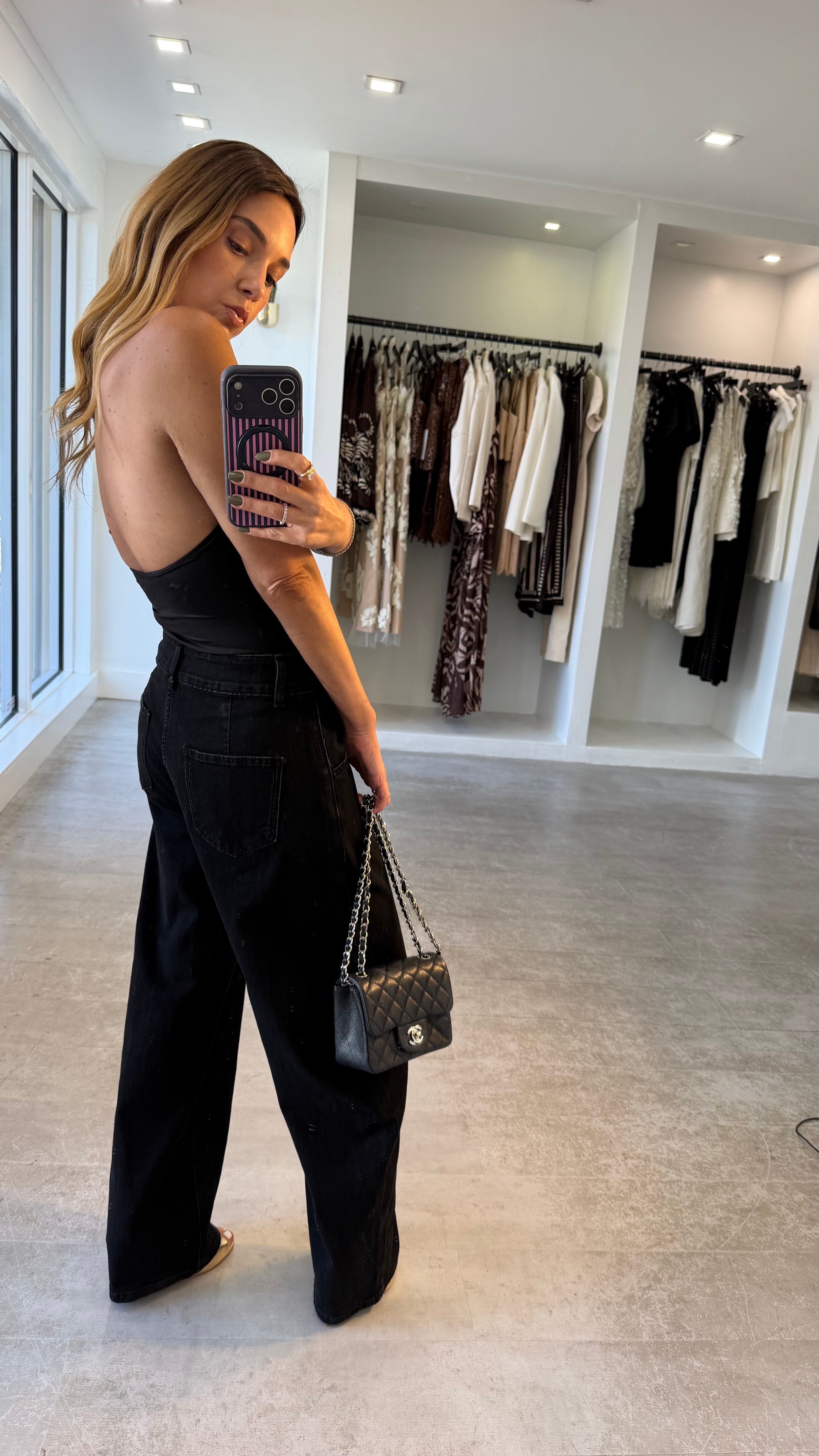 BLACK ARO DENIM