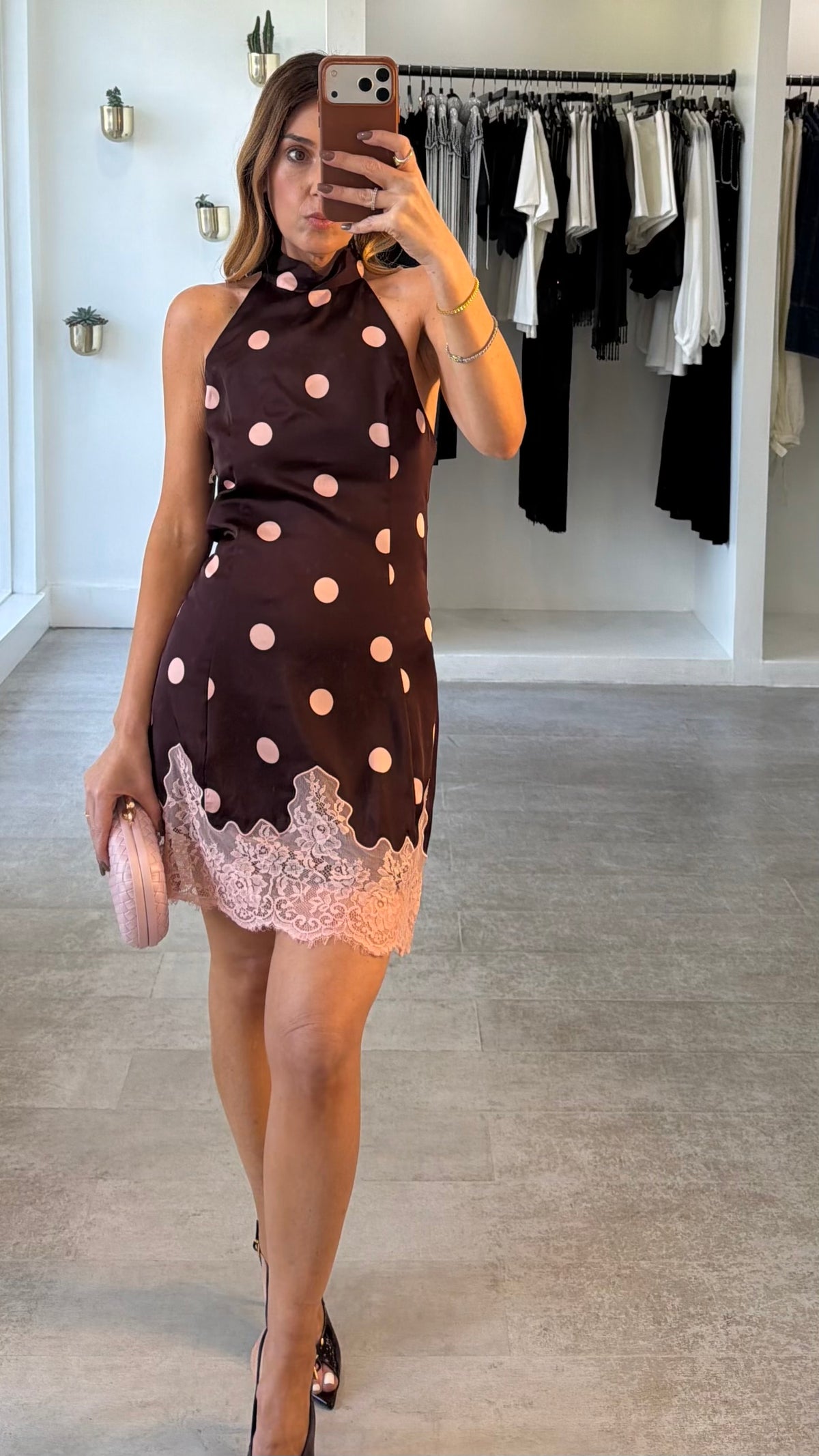 CHERRY DOT DRESS