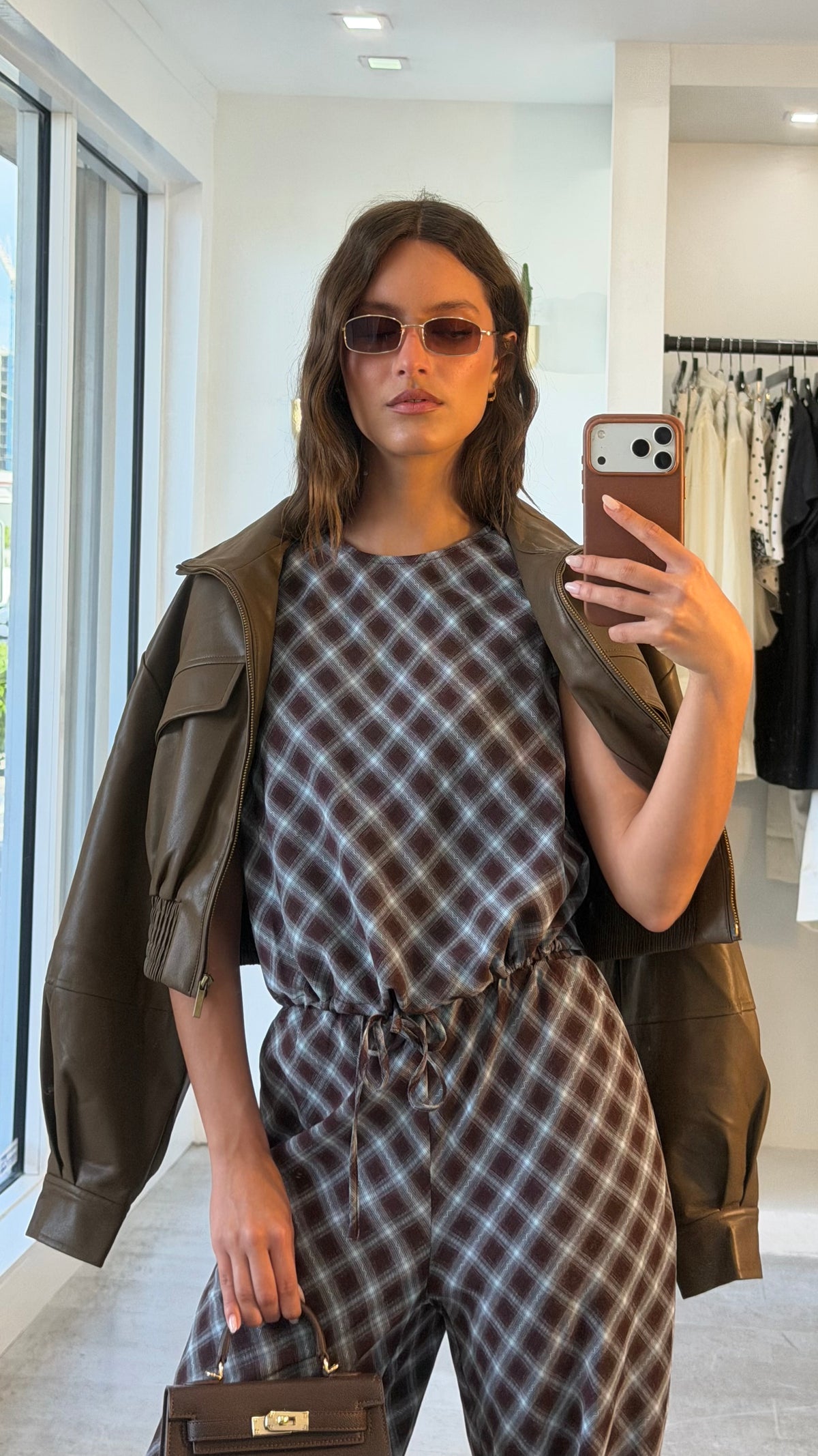 TRUFFLE PLAID SET