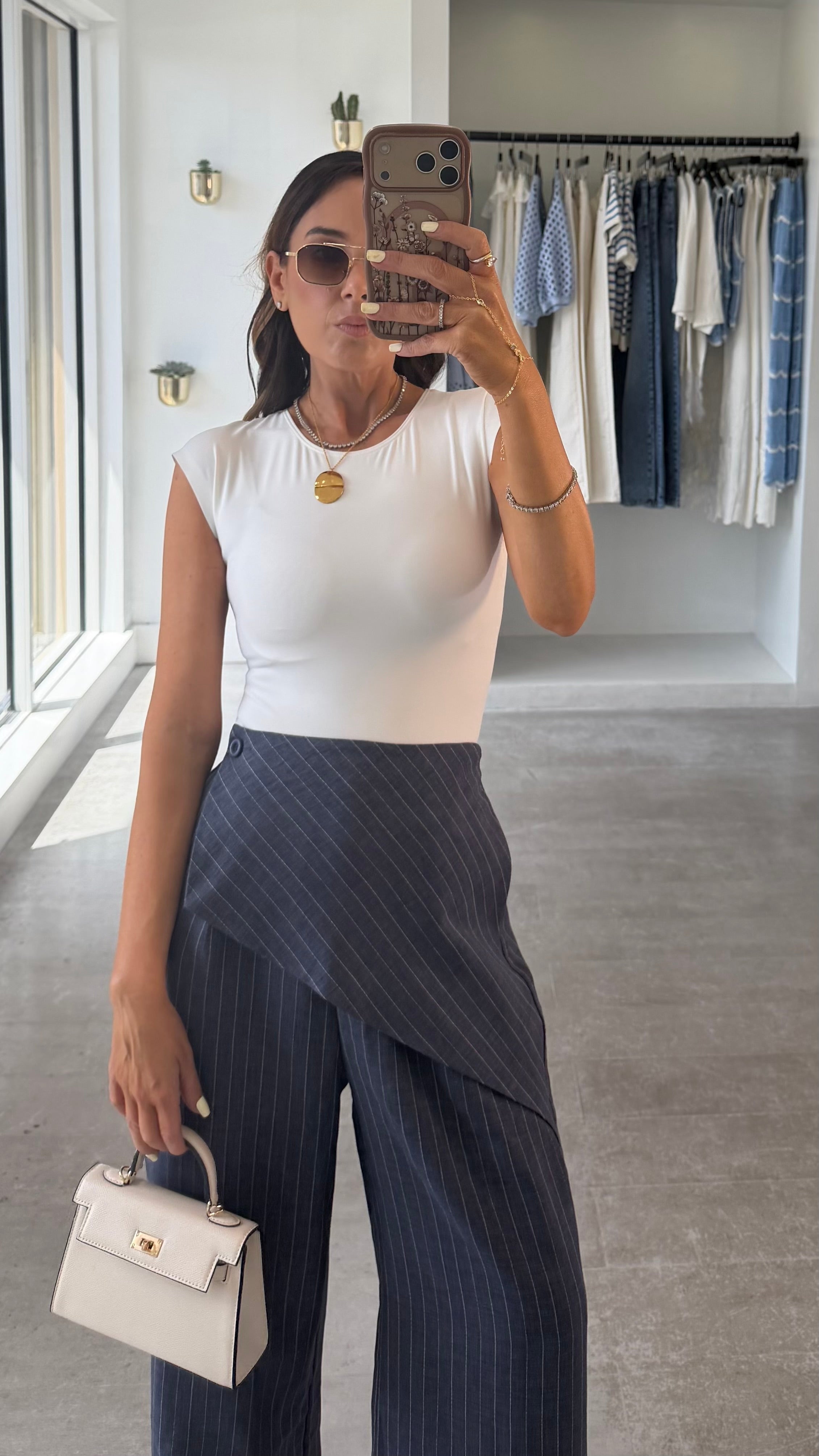 STRIPED BANDANA TROUSERS