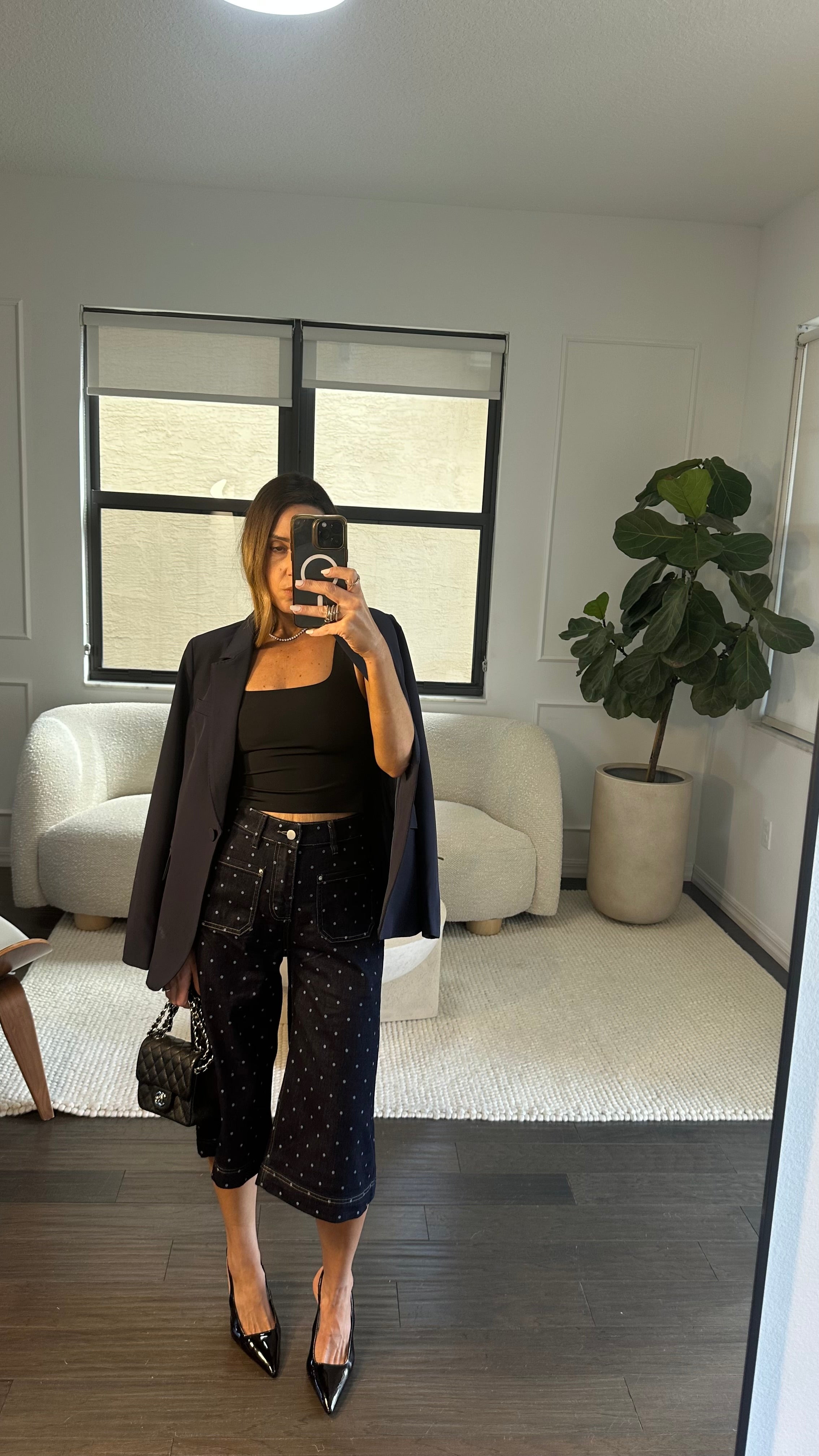 NAVY TAILORED BLAZER