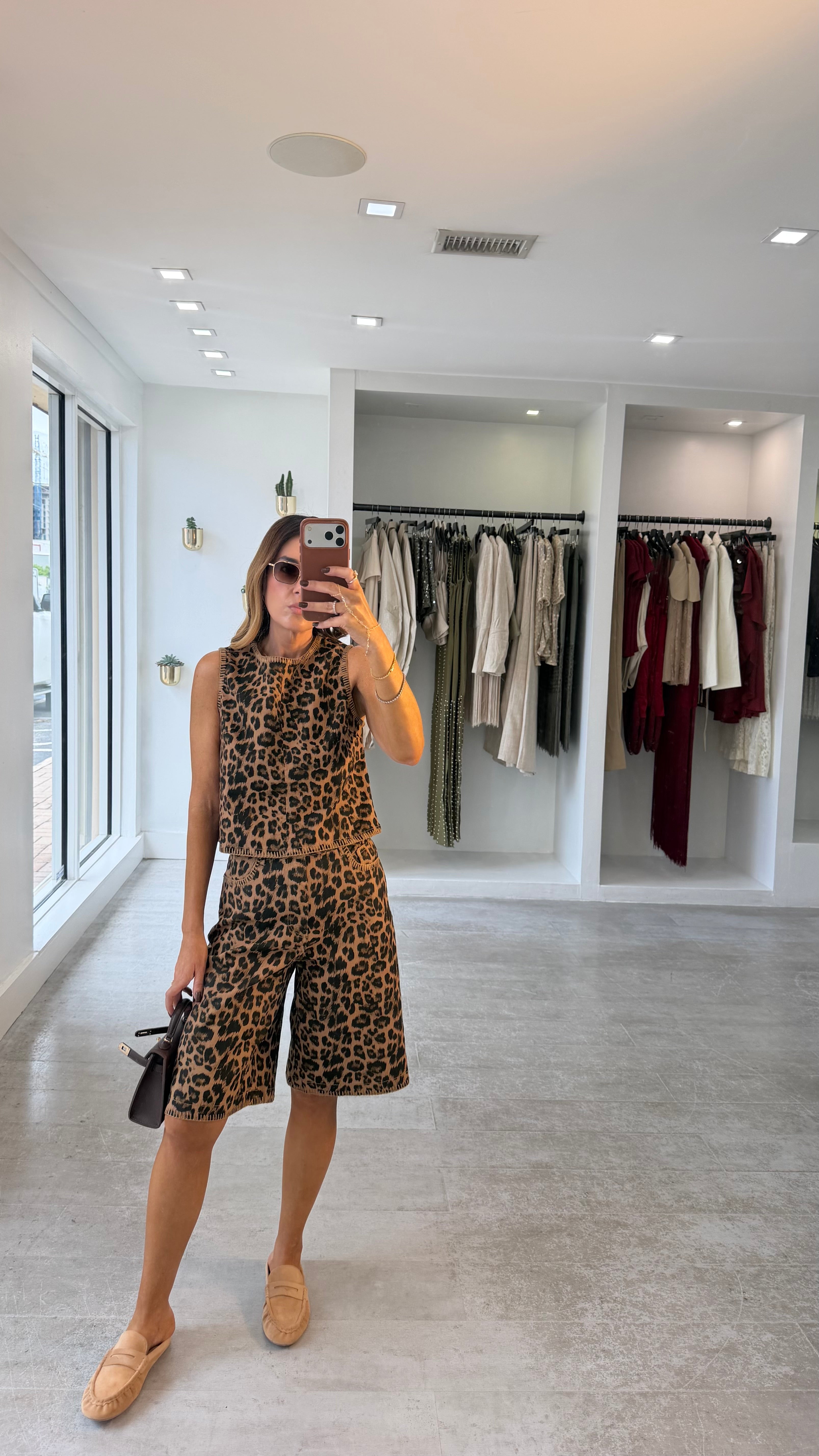 LEOPARD EDIT BERMUDA SET