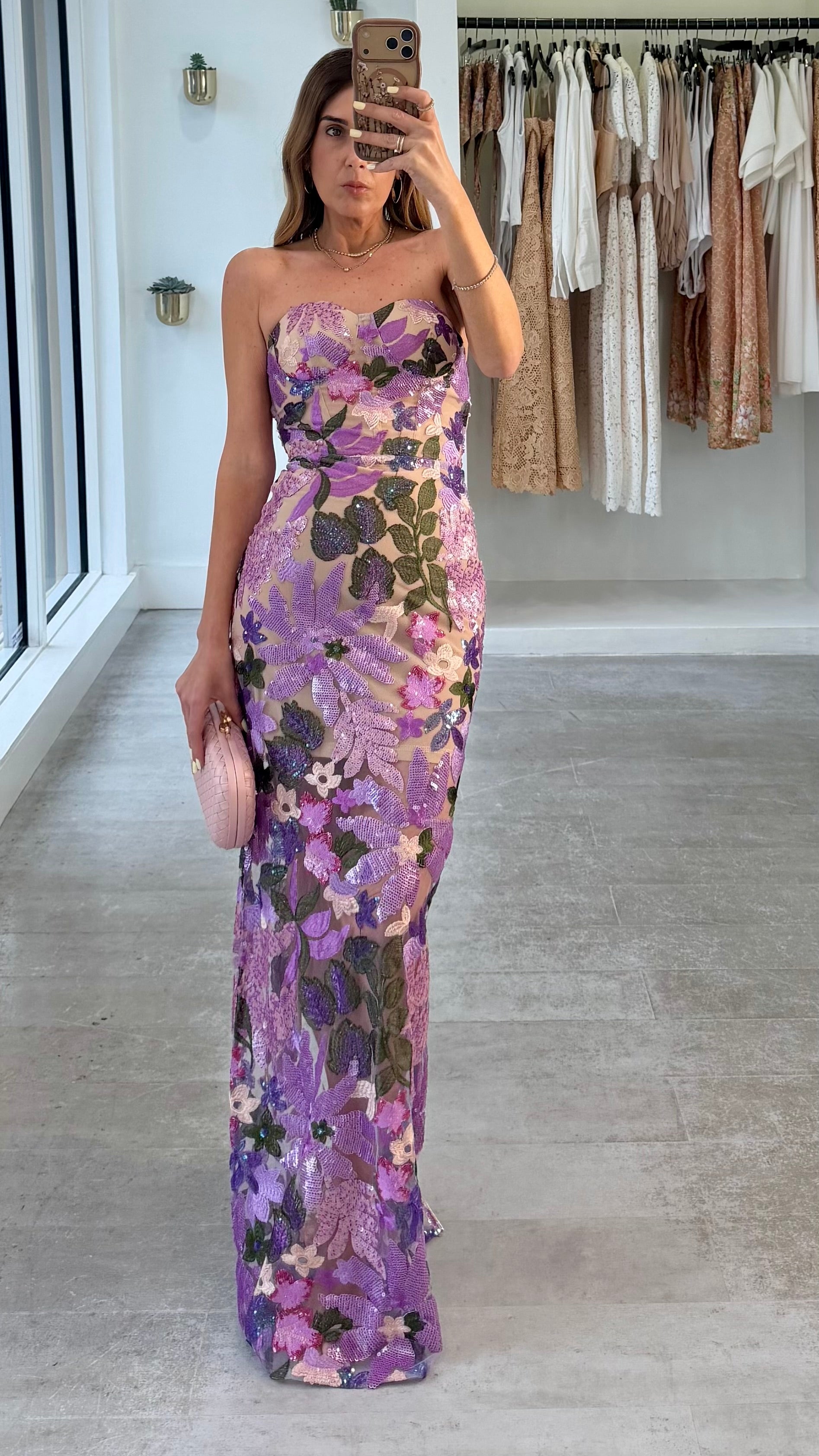 PURPLE GARDEN DRESS