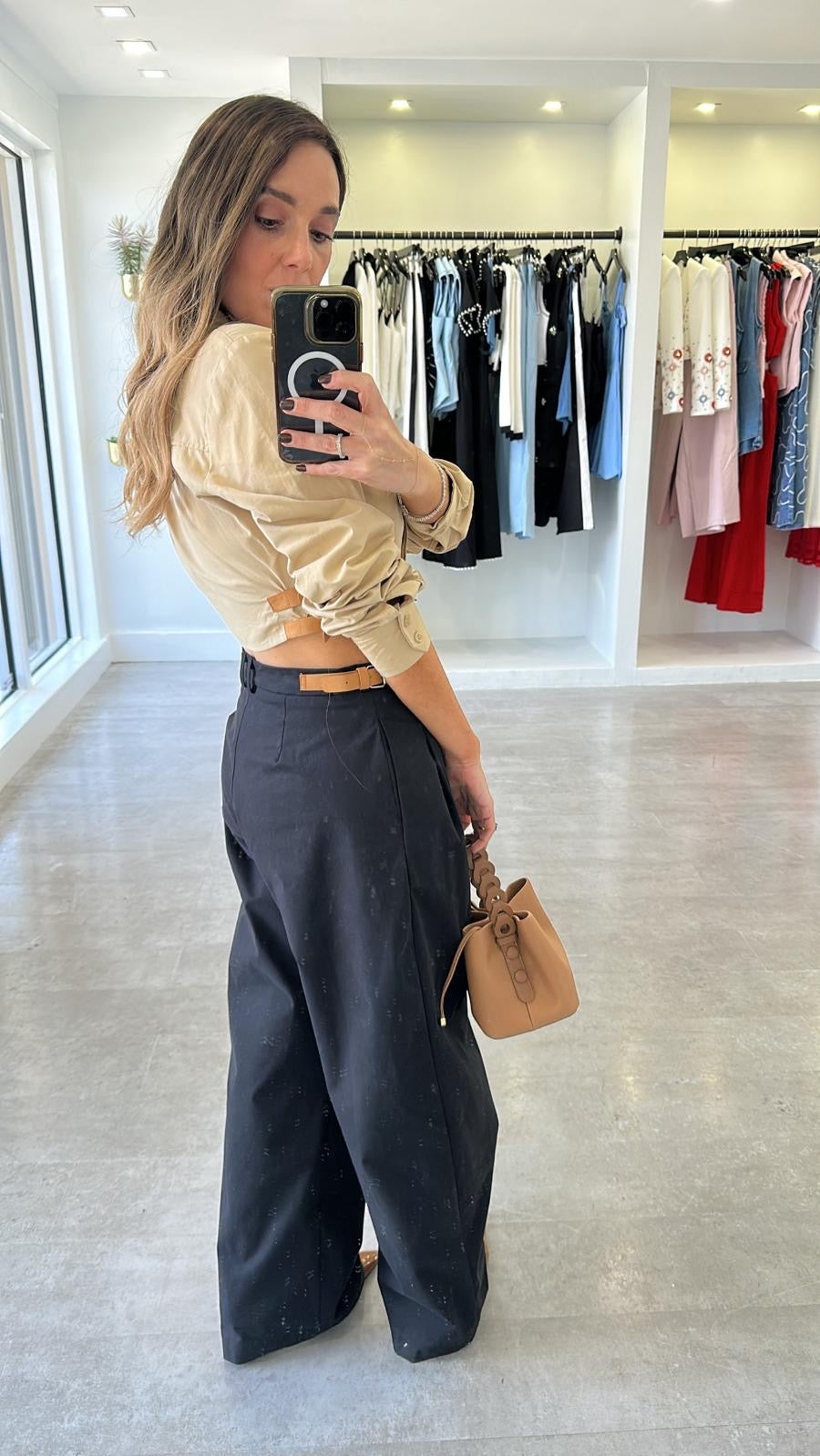 THE BUCKLE PANT SET
