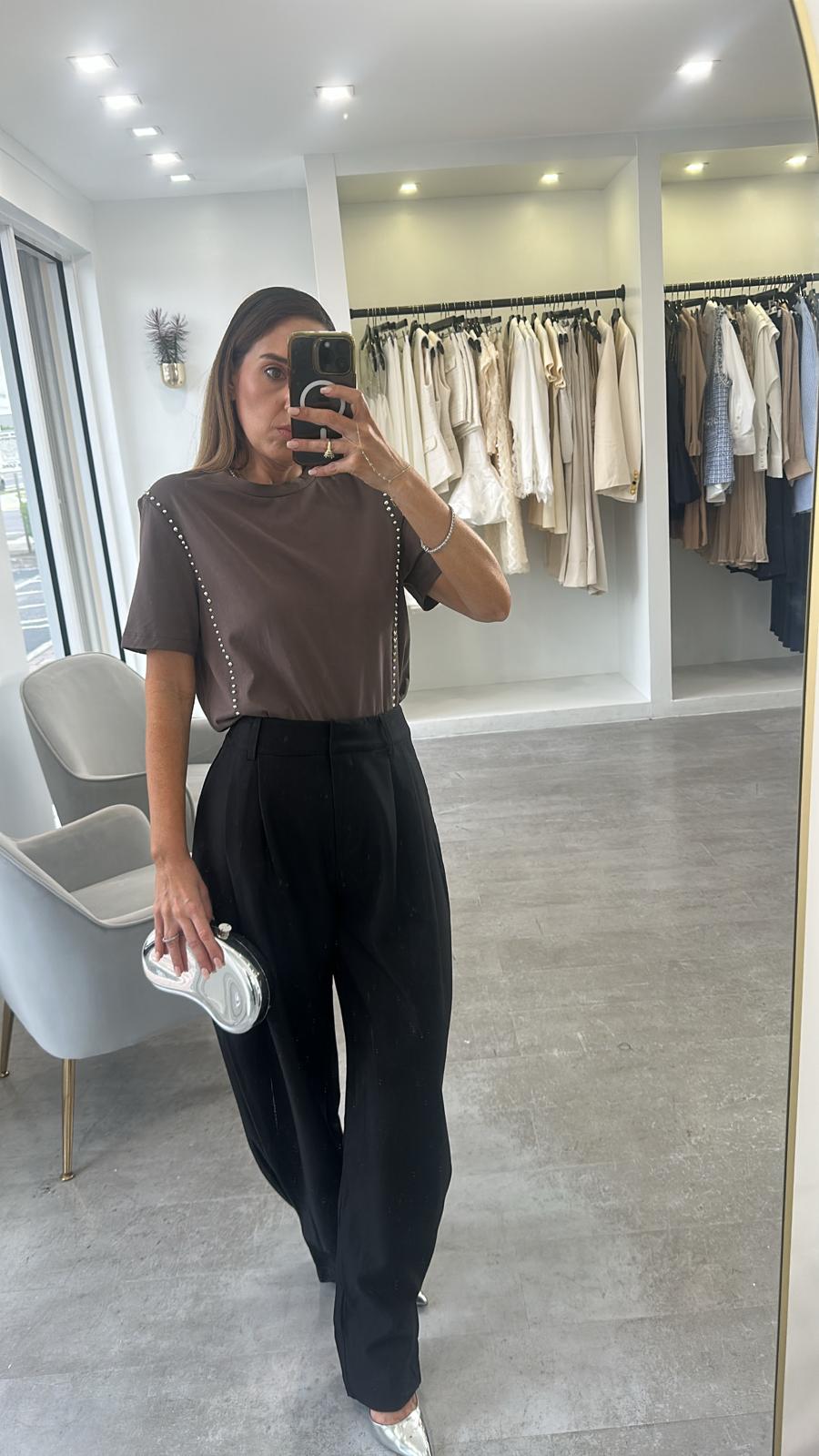 GREY TACHUELA TEE