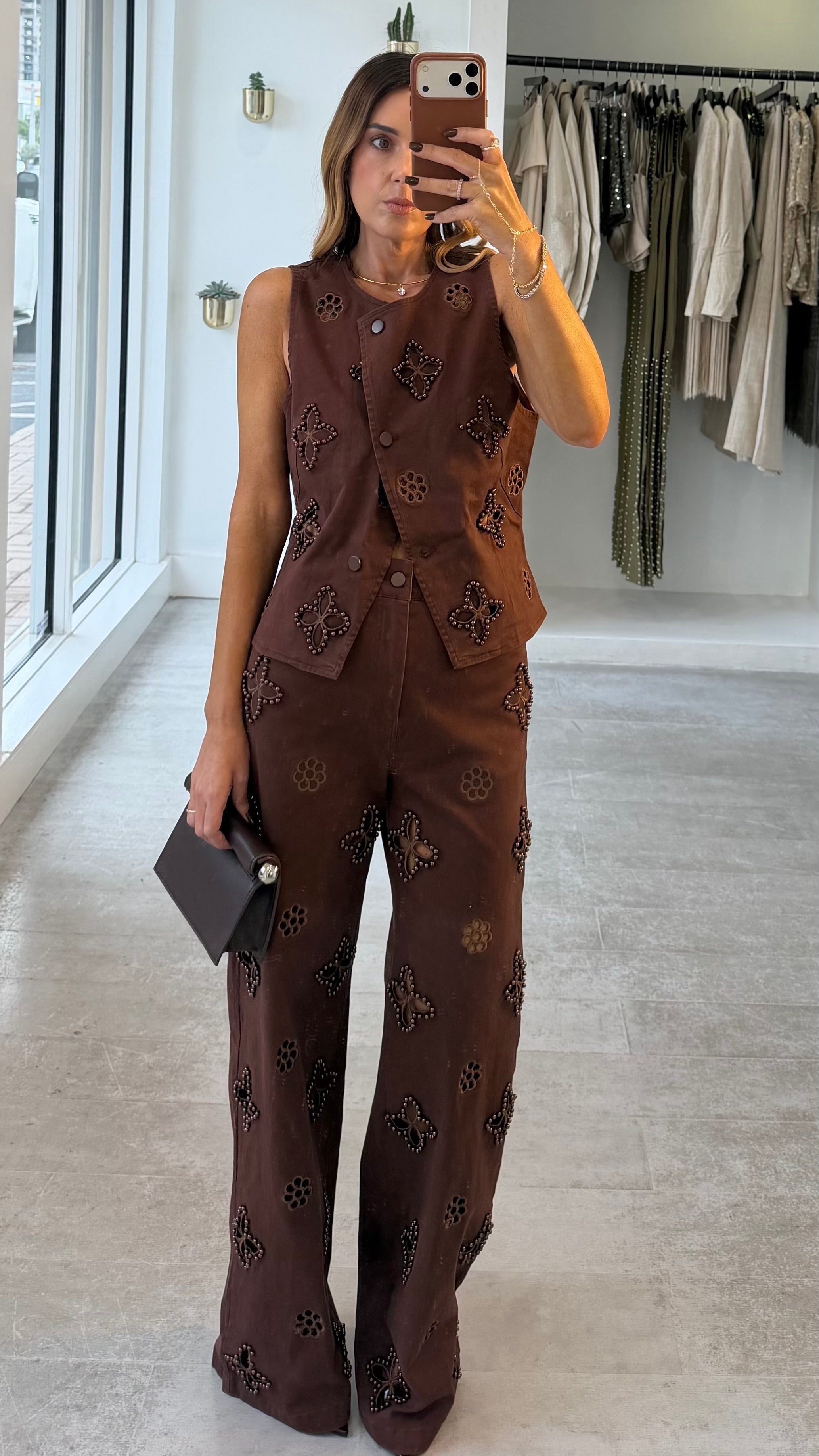 THE BROWN PERLA SET