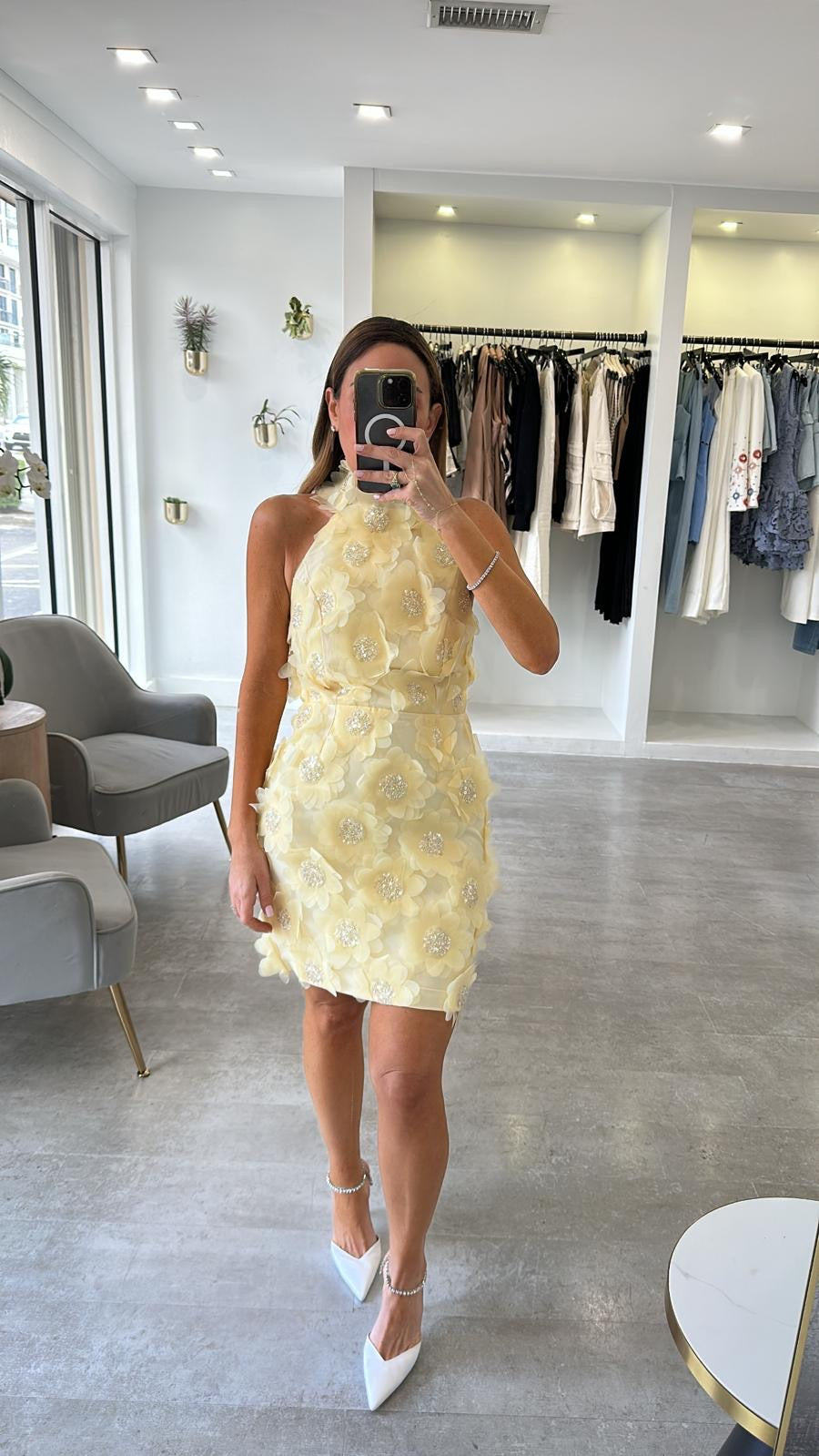 THE GOLDEN BLOSSOM DRESS