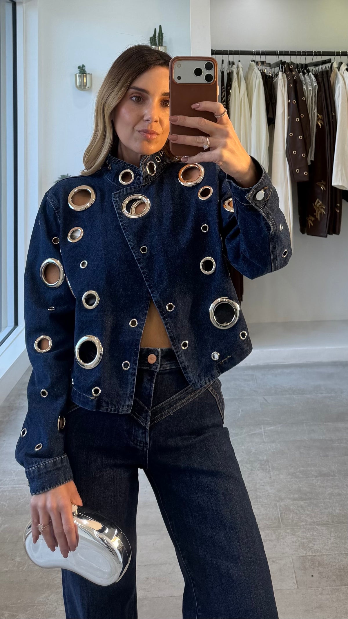 DENIM SILVER ARO JACKET