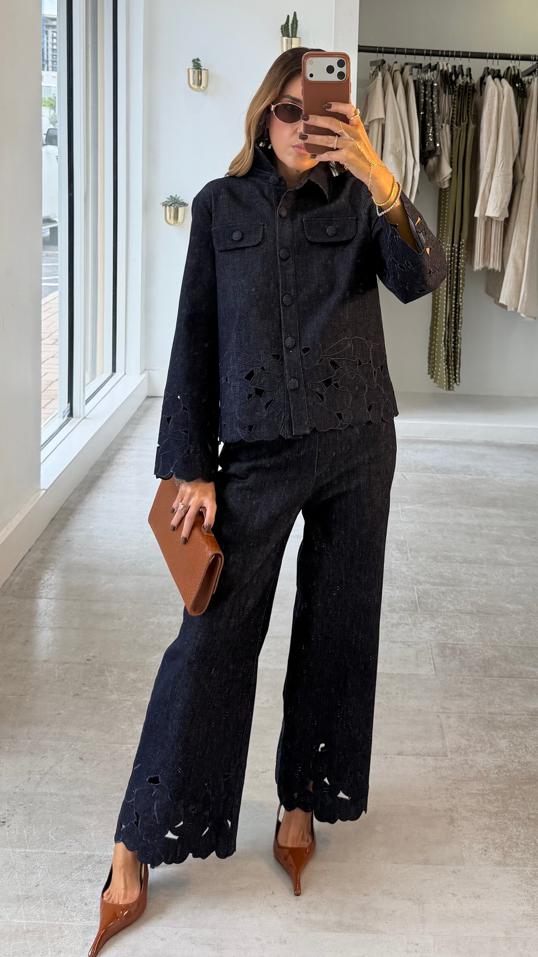 PETAL EDGE DENIM SET