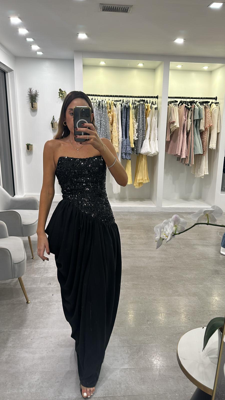 SHINY BUSTIER MAXI