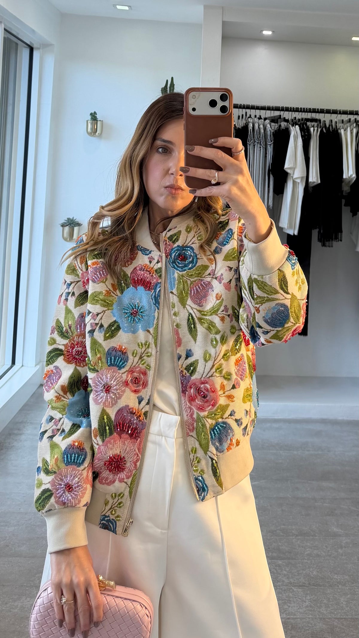 PAINTERLY BLOOM JACKET