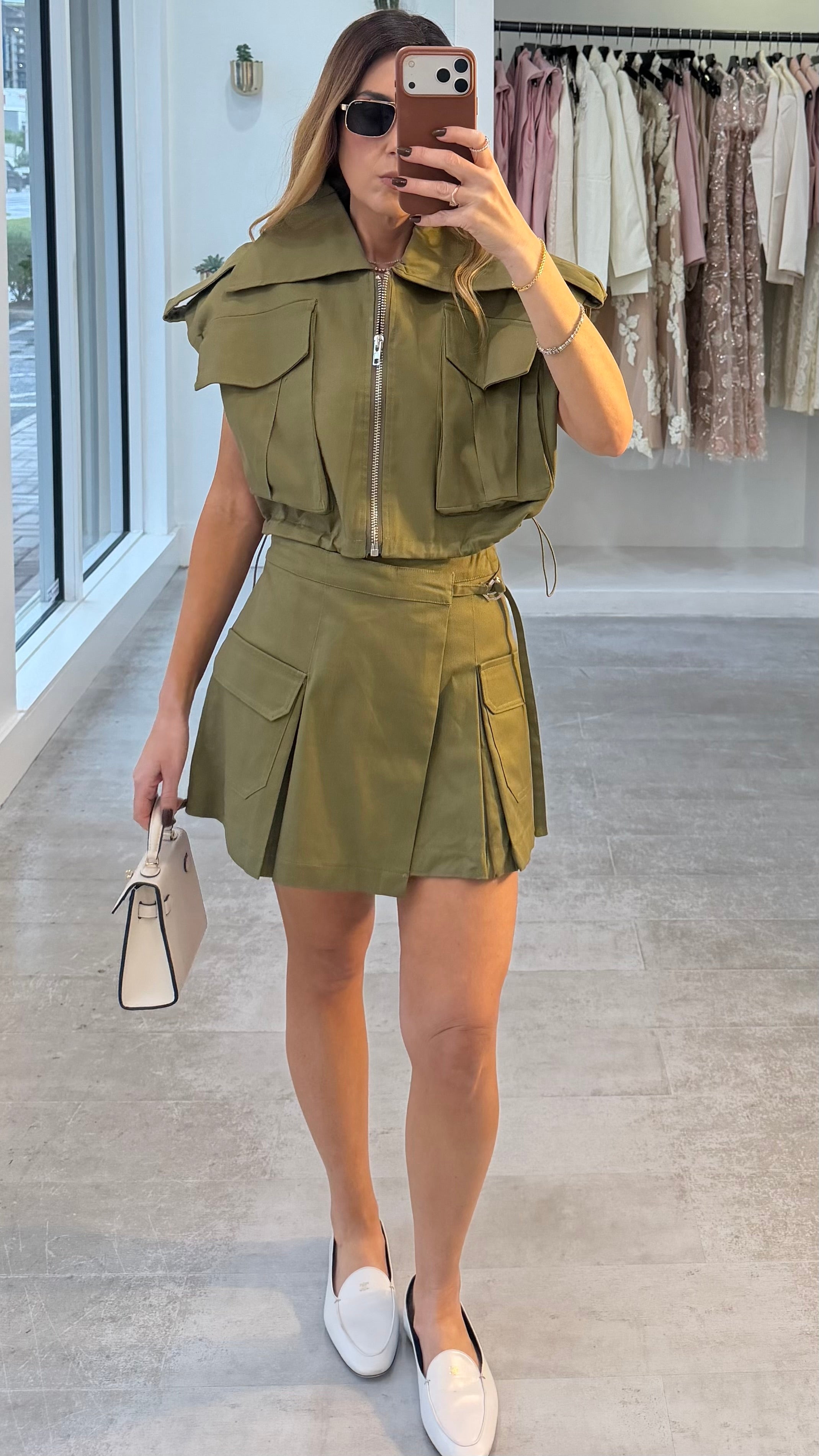 OLIVE UTILITY CARGO SET