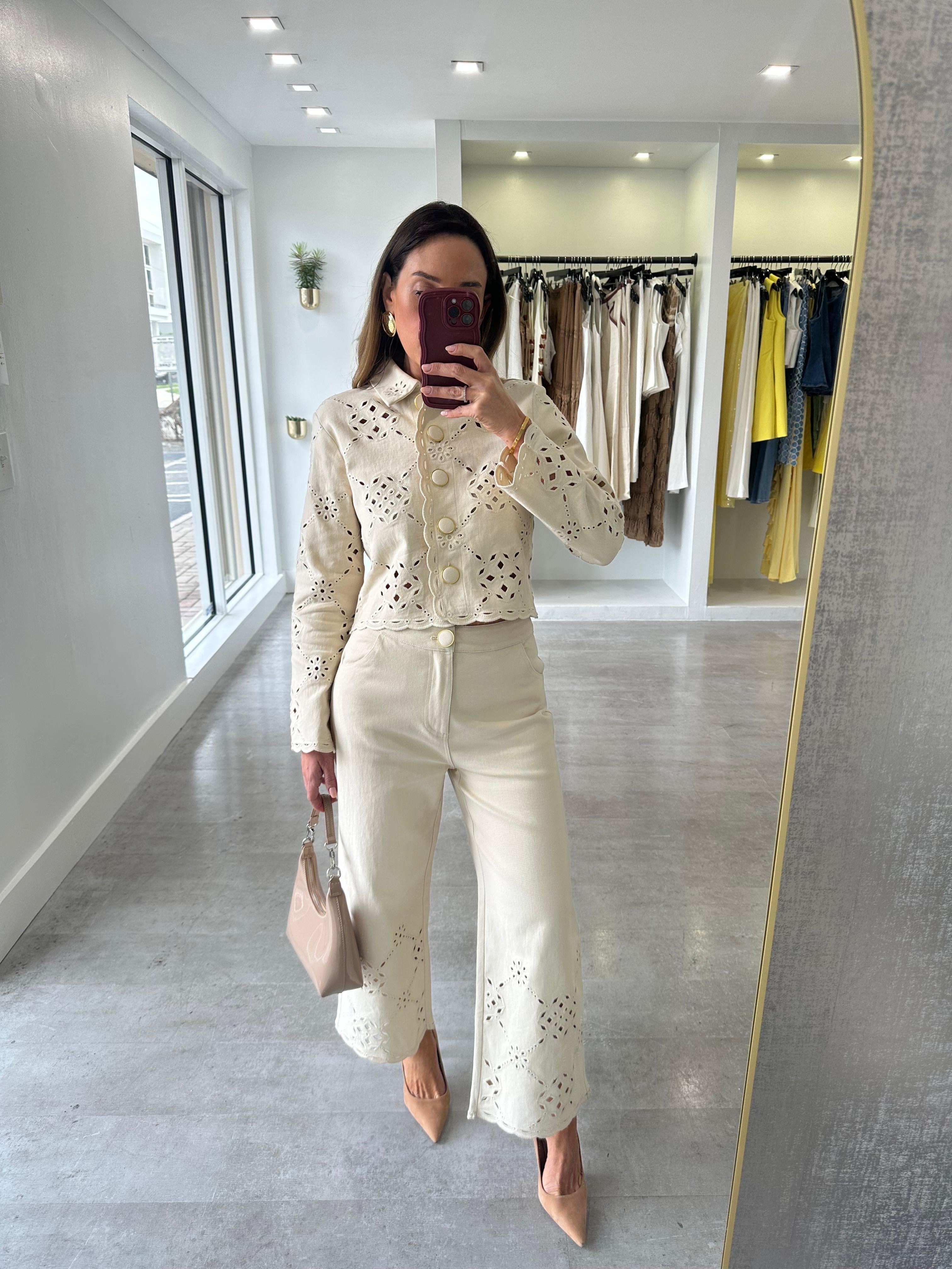 PERLA EYELAT PANT SET