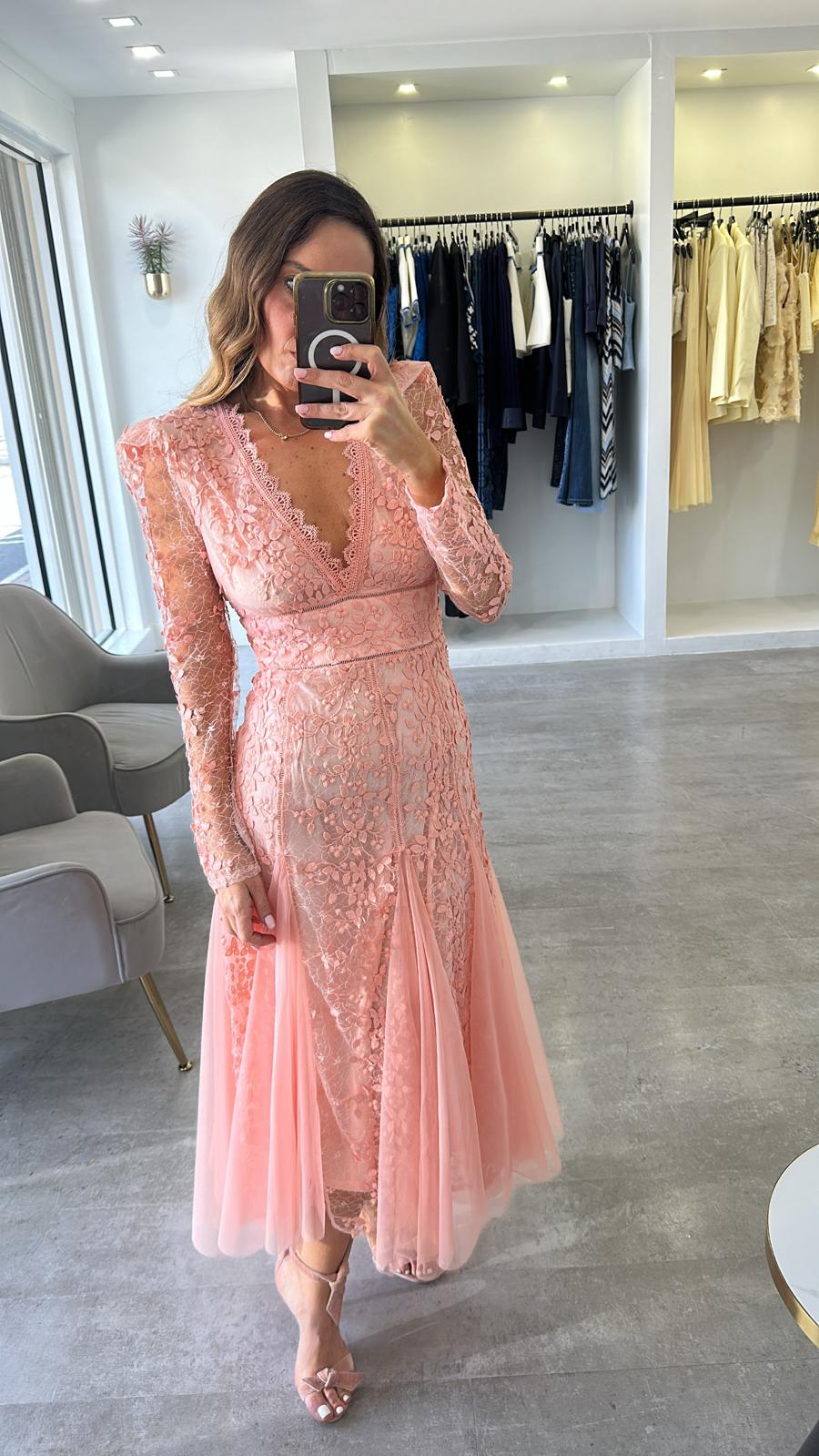 BLUSH ENCHANTE DRESS