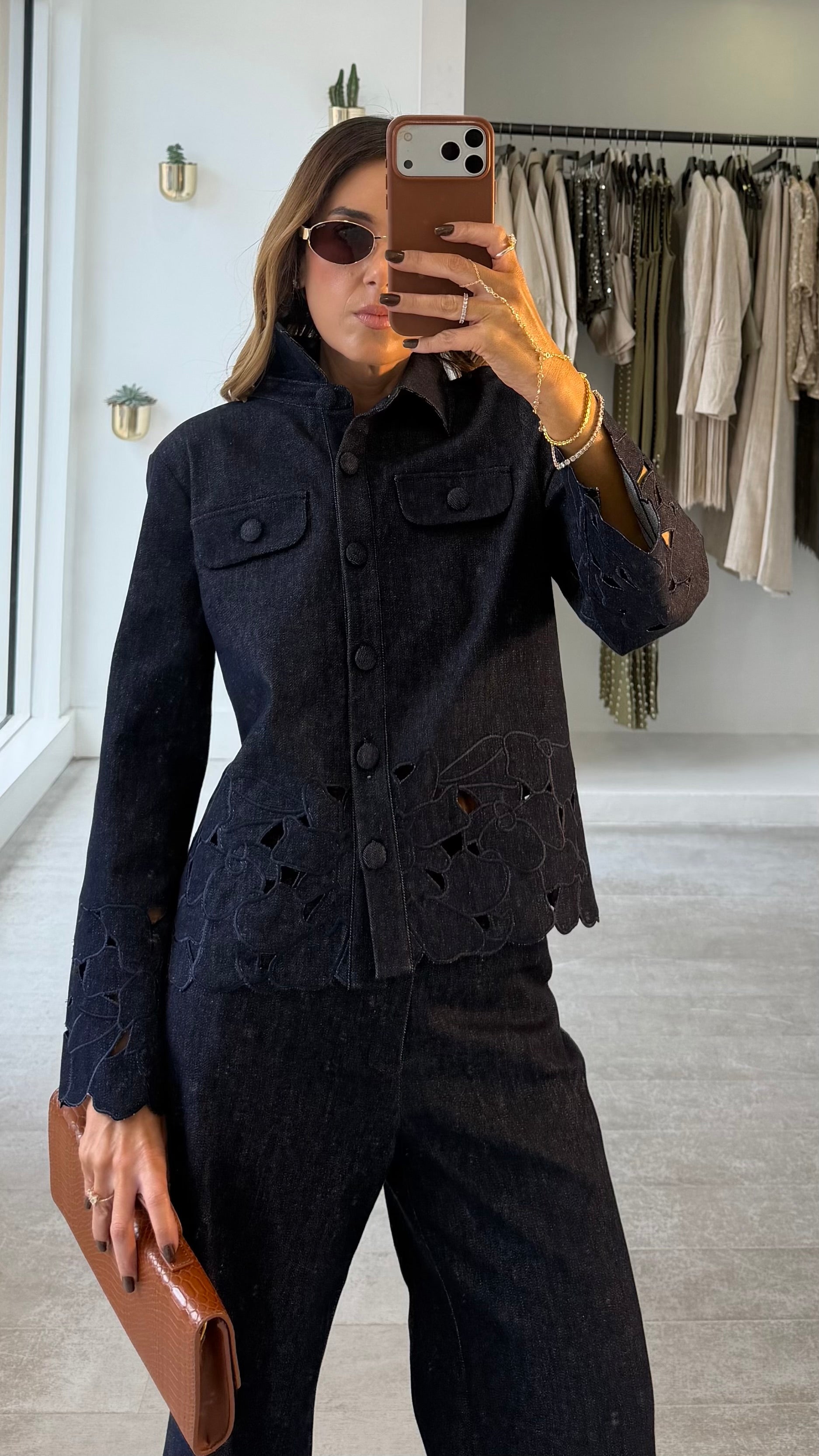PETAL EDGE DENIM SET