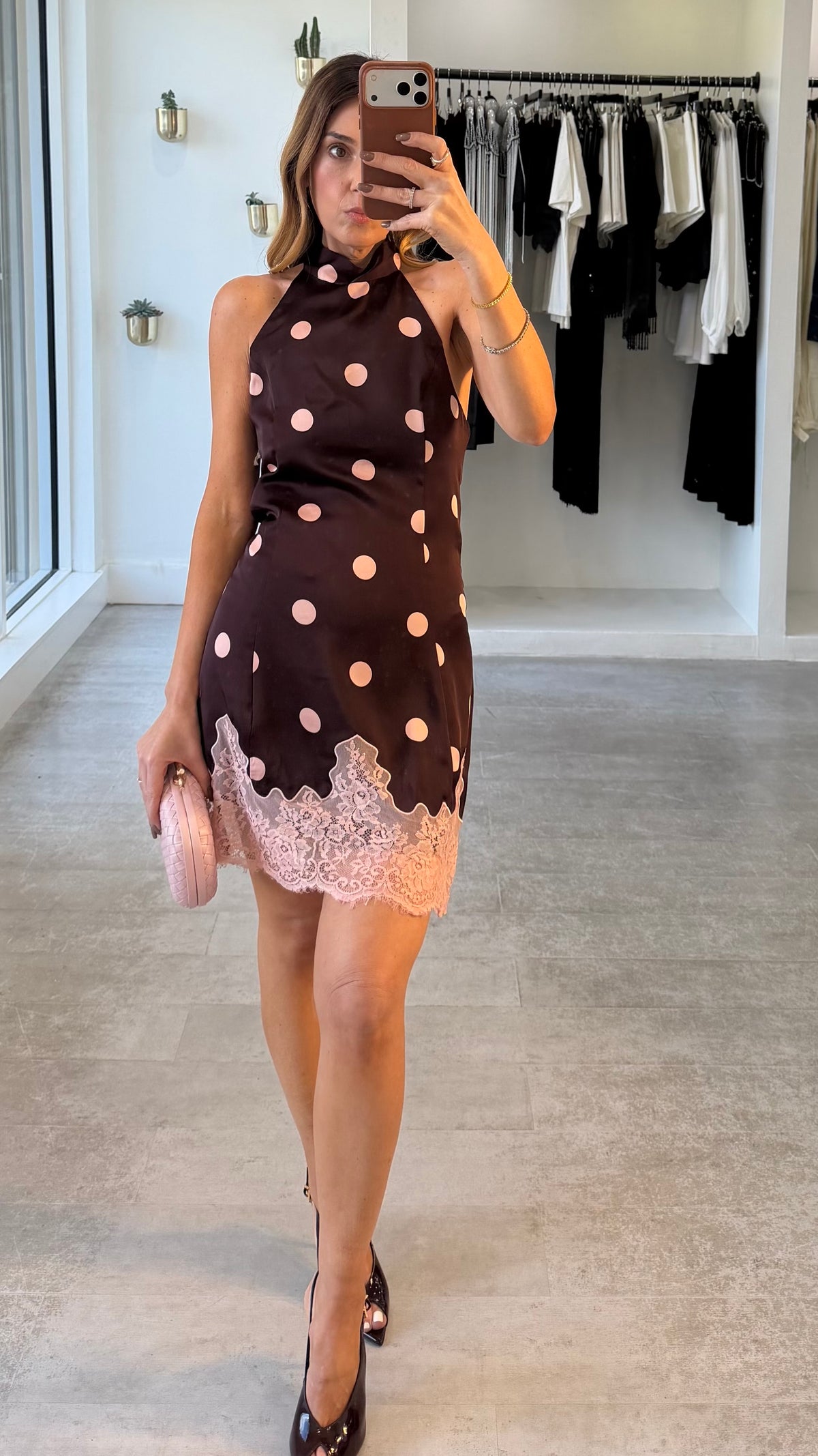CHERRY DOT DRESS