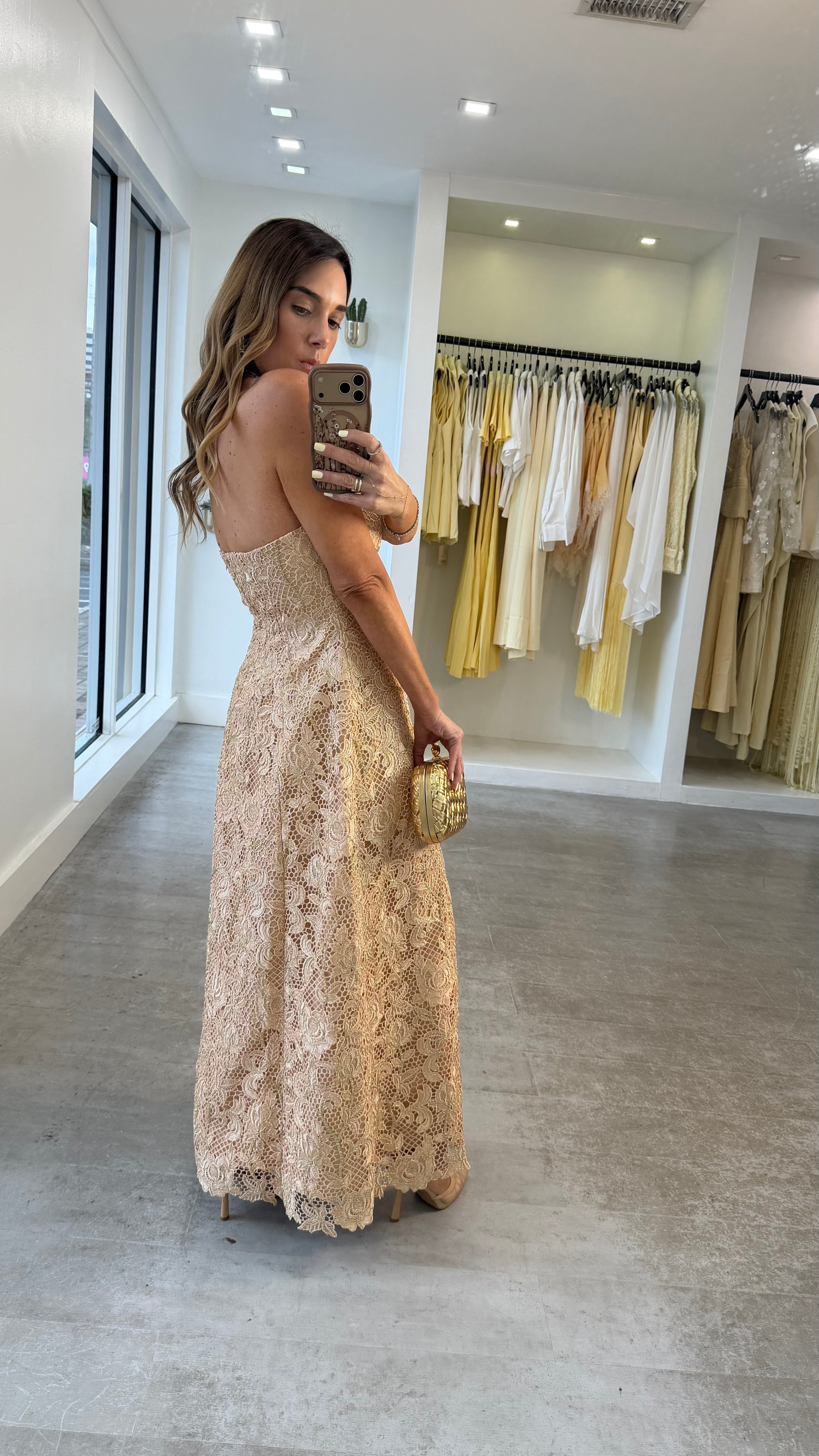 THE ELOISE STRAPLESS DRESS