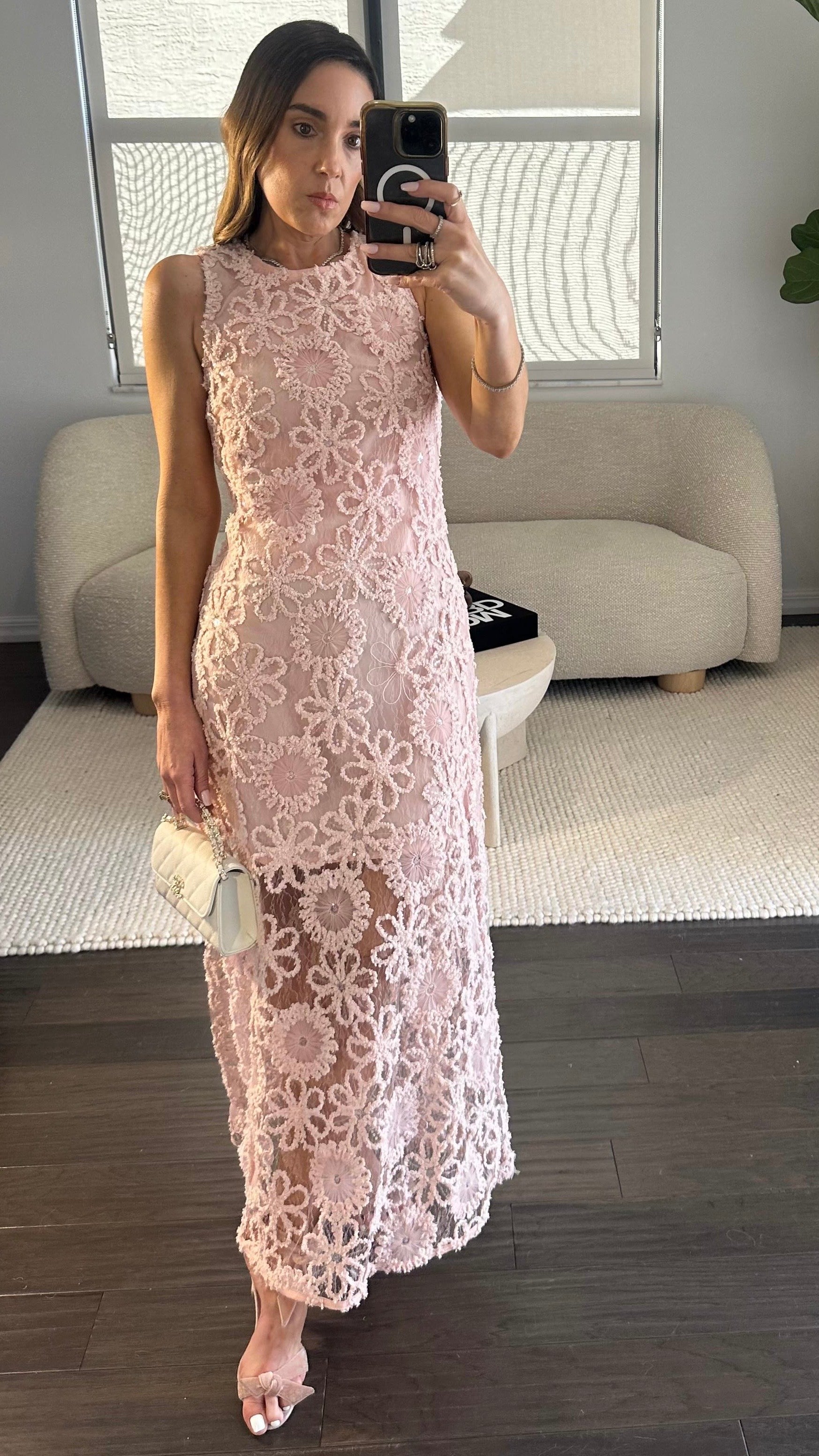 LACE CAMI MAXI DRESS