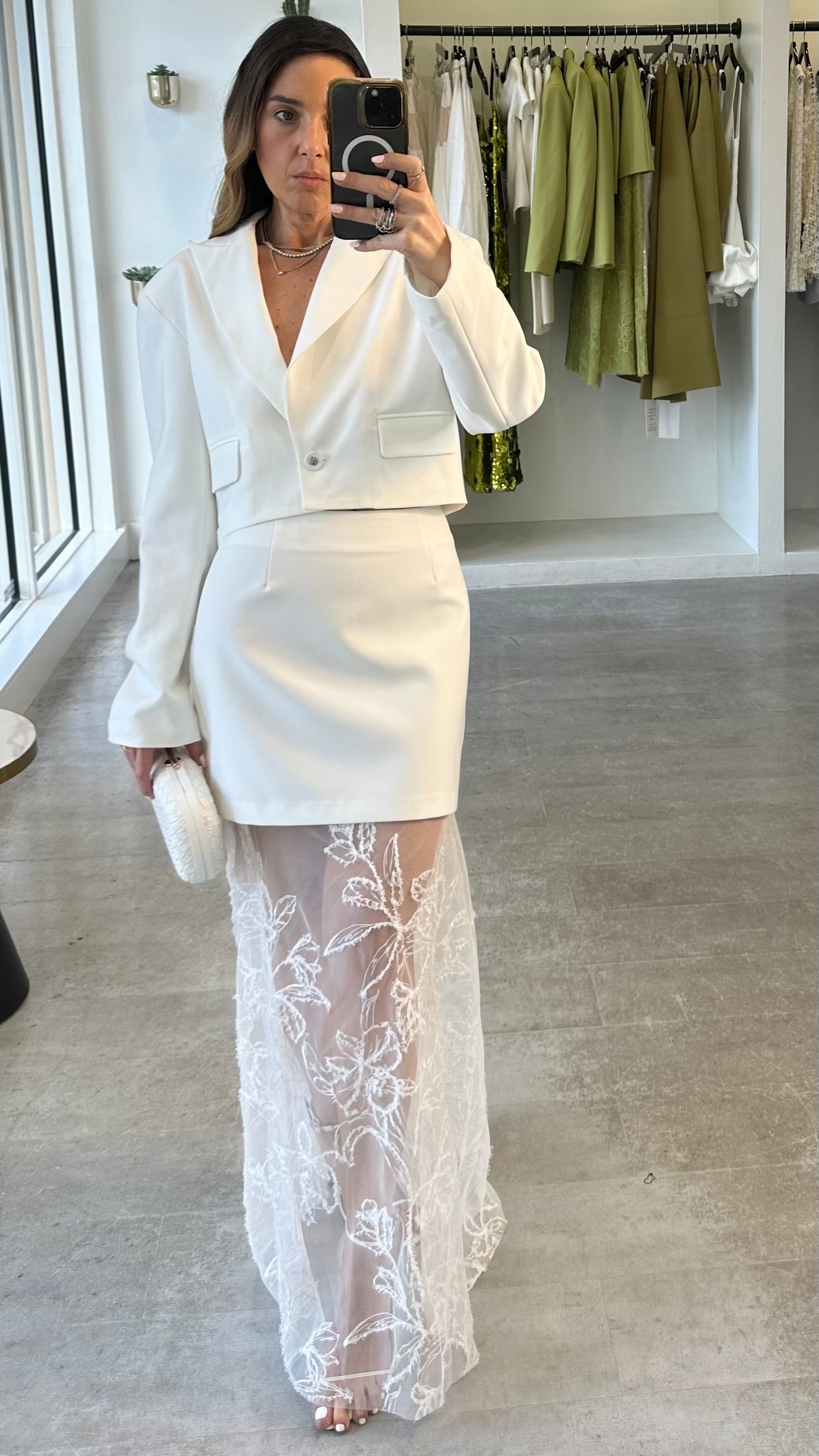 WHITE POWER LACE SET