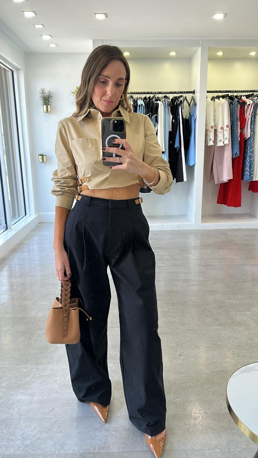 THE BUCKLE PANT SET