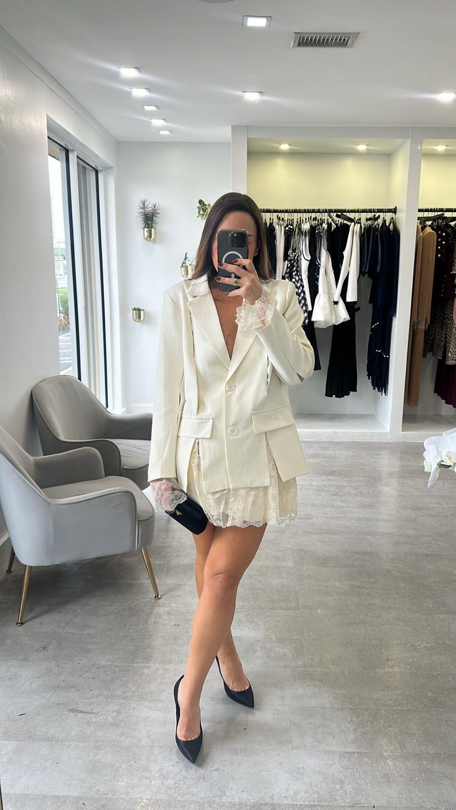 IVORY LUXE BLAZER