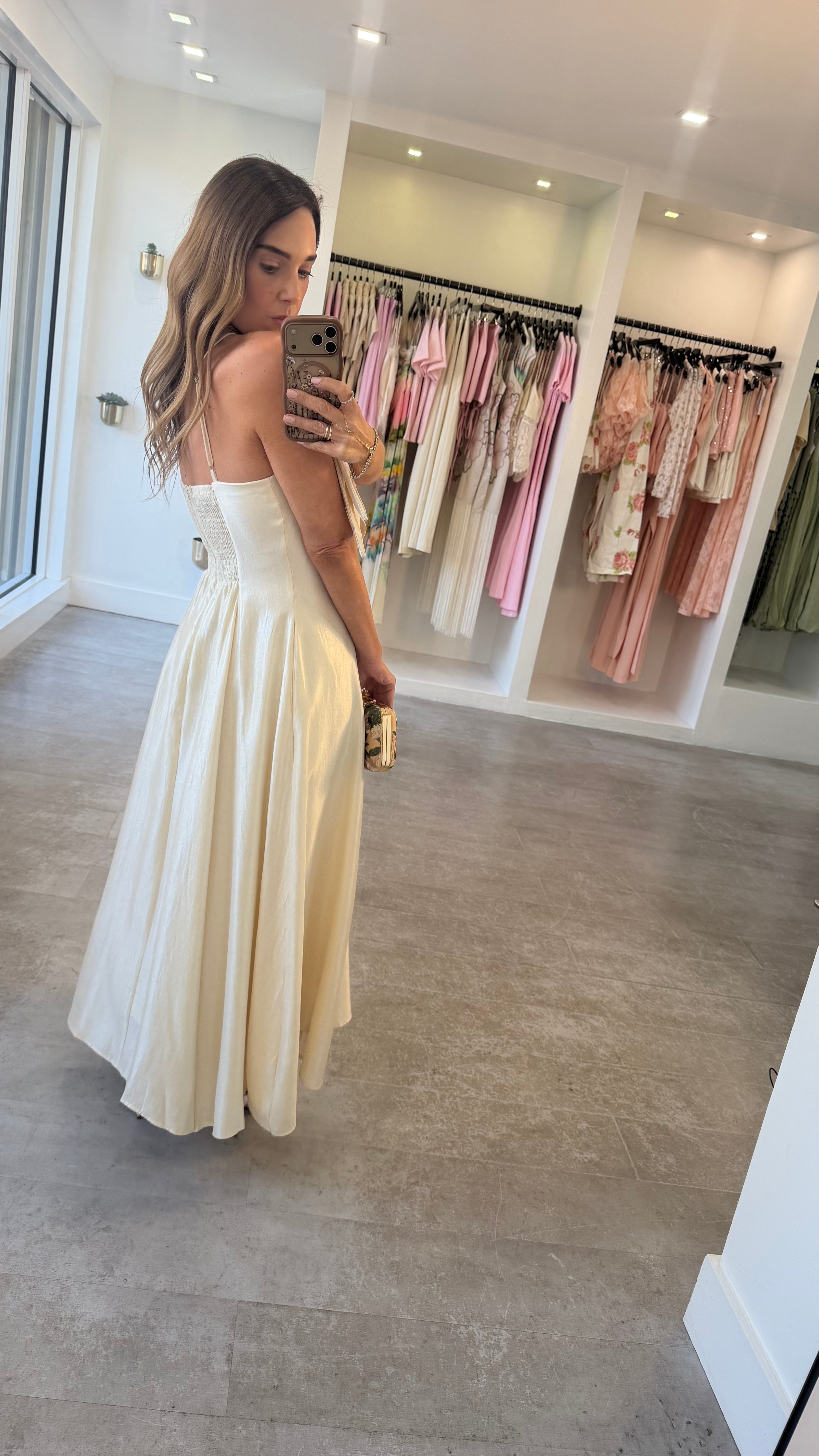 IVORY PETAL DRESS