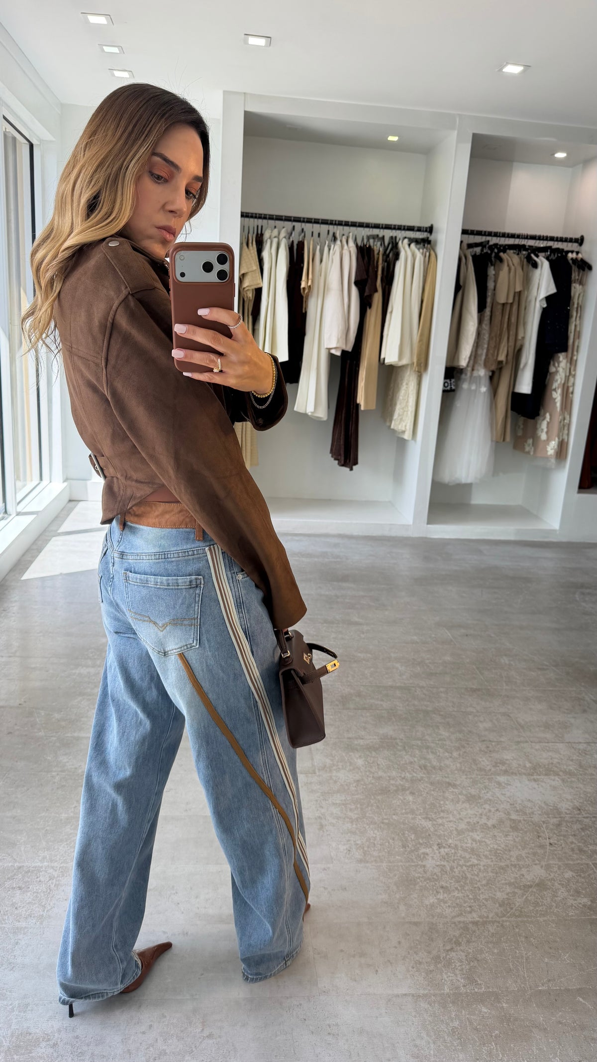 SUEDE SCULPT JACKET