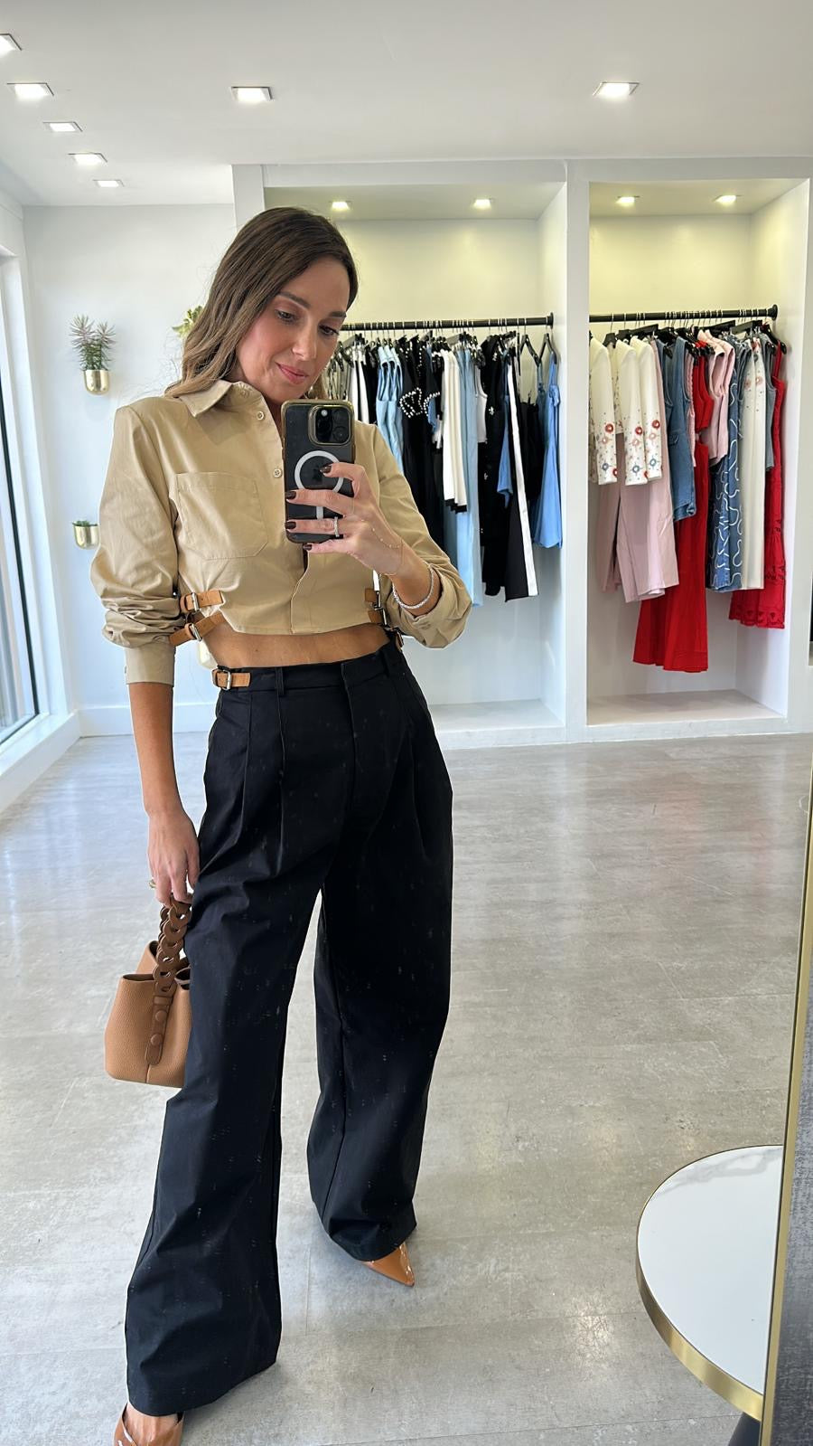 THE BUCKLE PANT SET