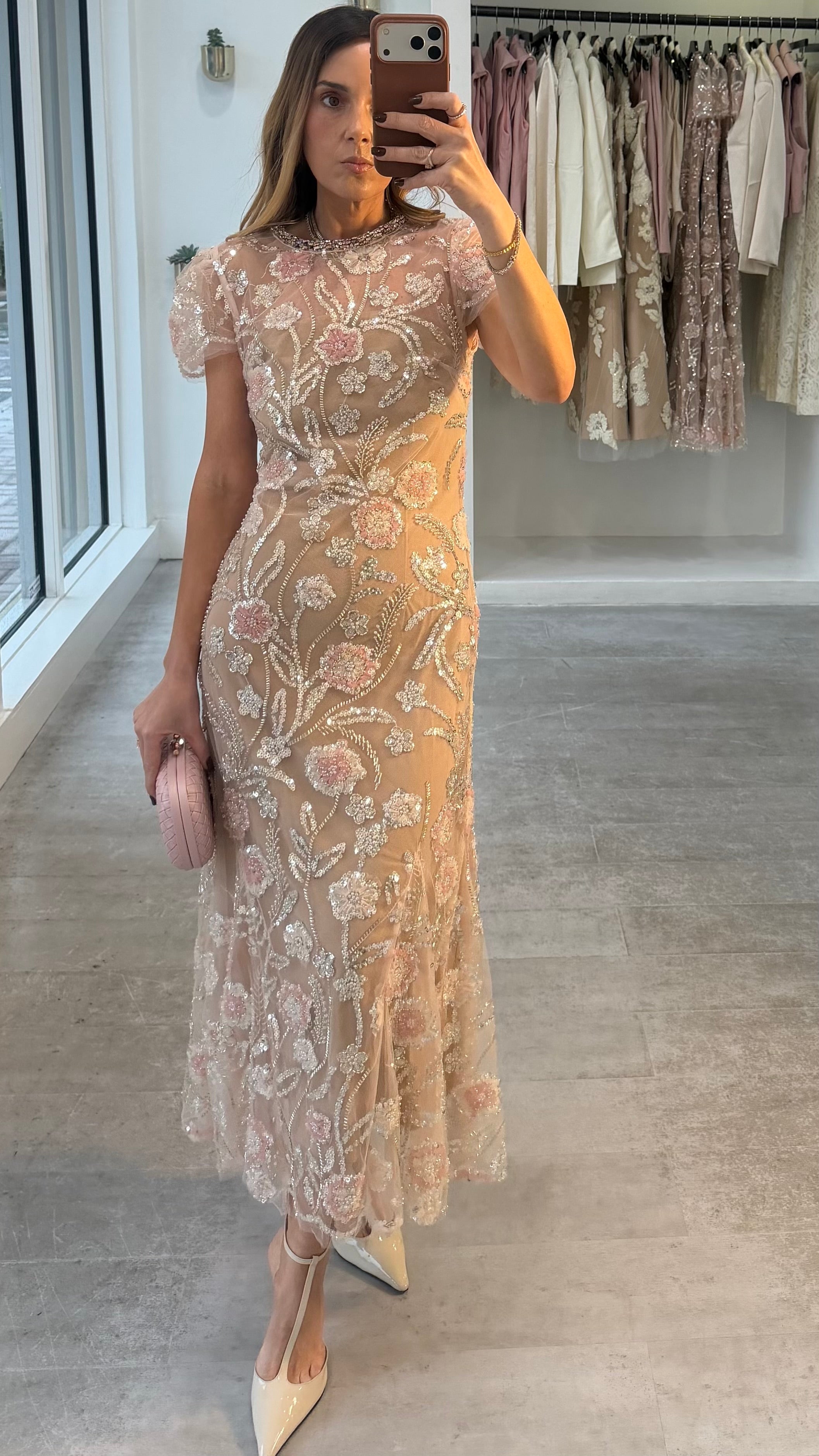 ROSALIE EMBELLISHED DRESS
