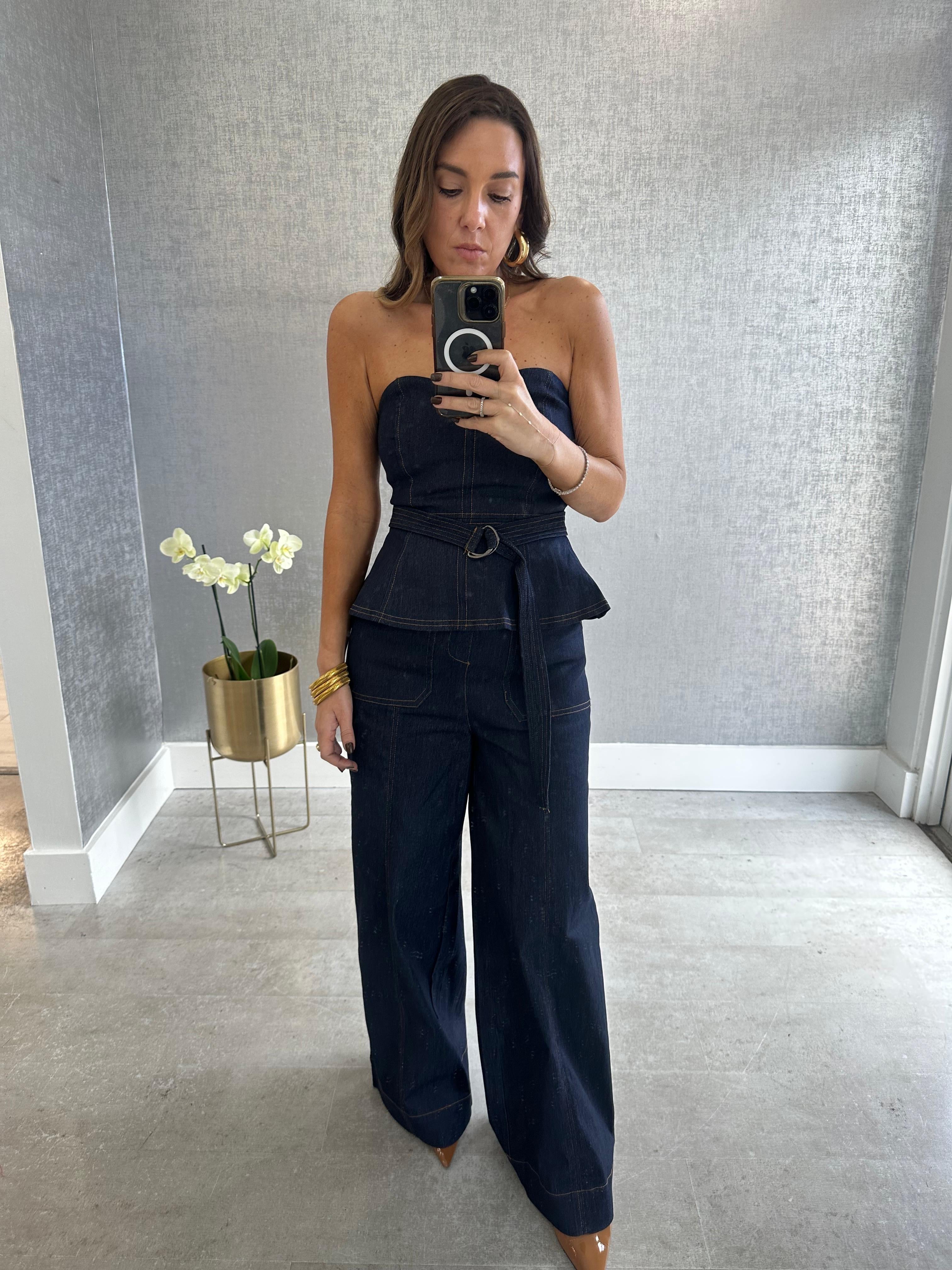 DARK DENIM TROUSER