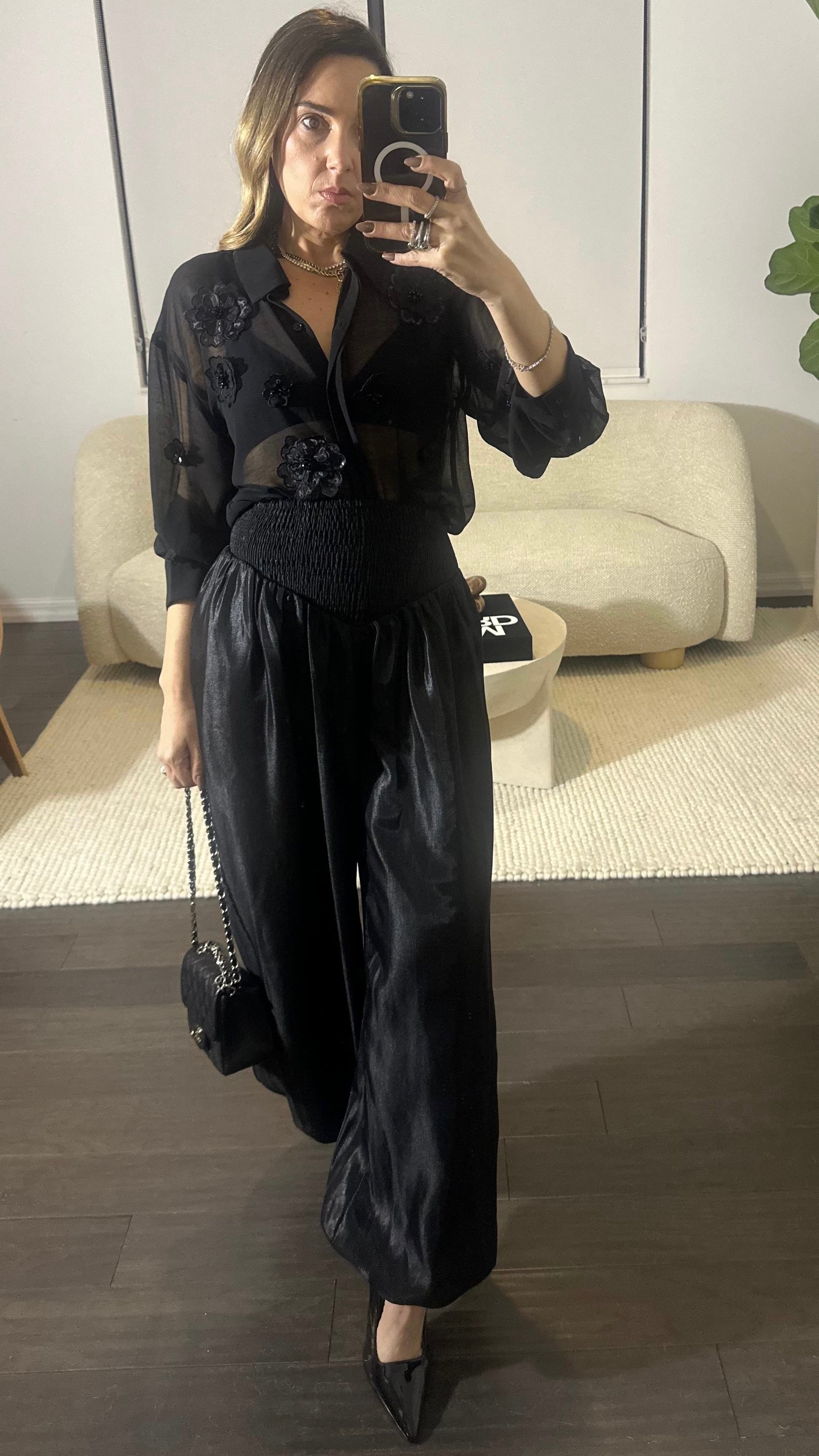 NOIR BALLOON PANTS