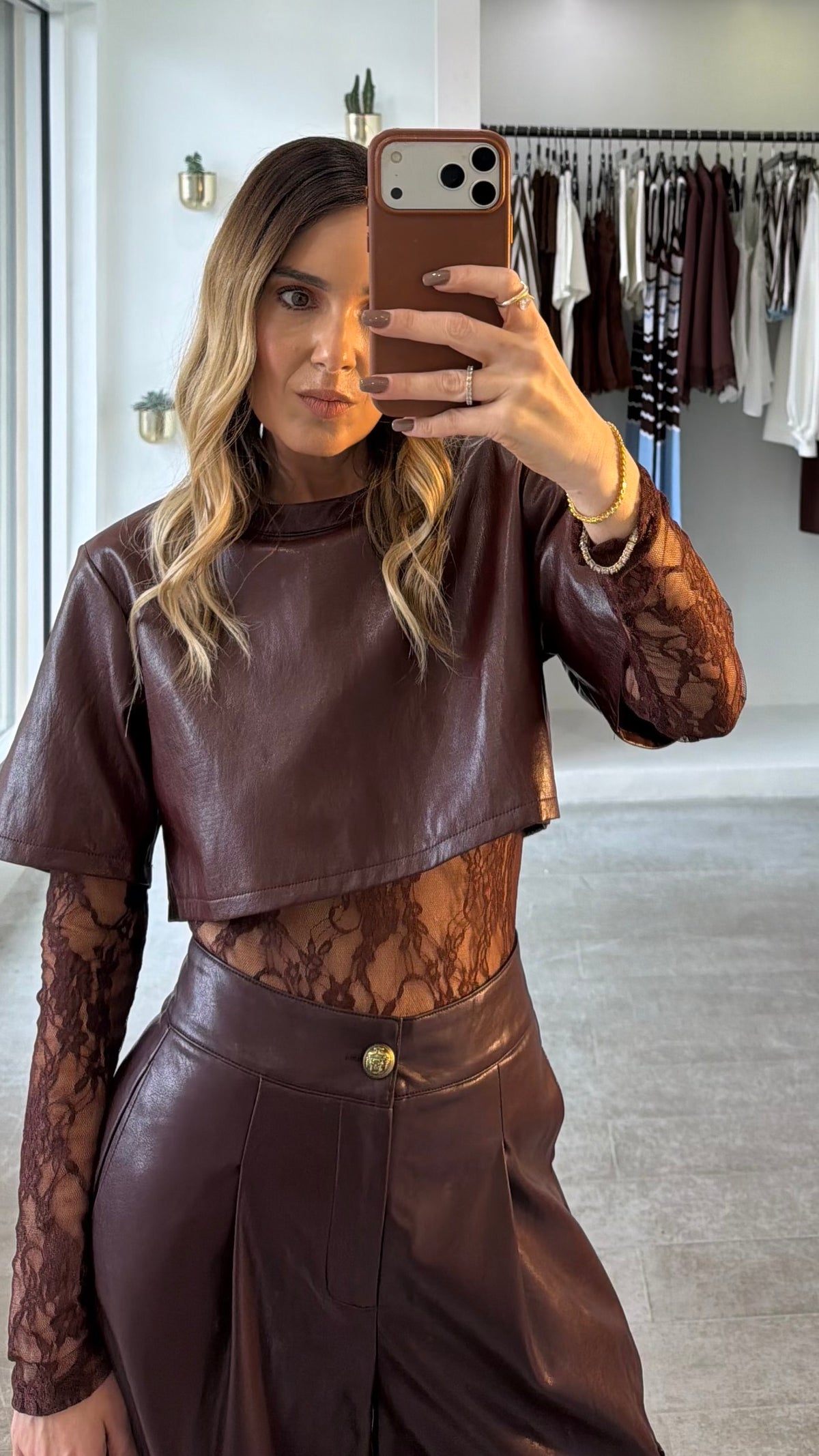 BURGUNDY MUSE PANTS